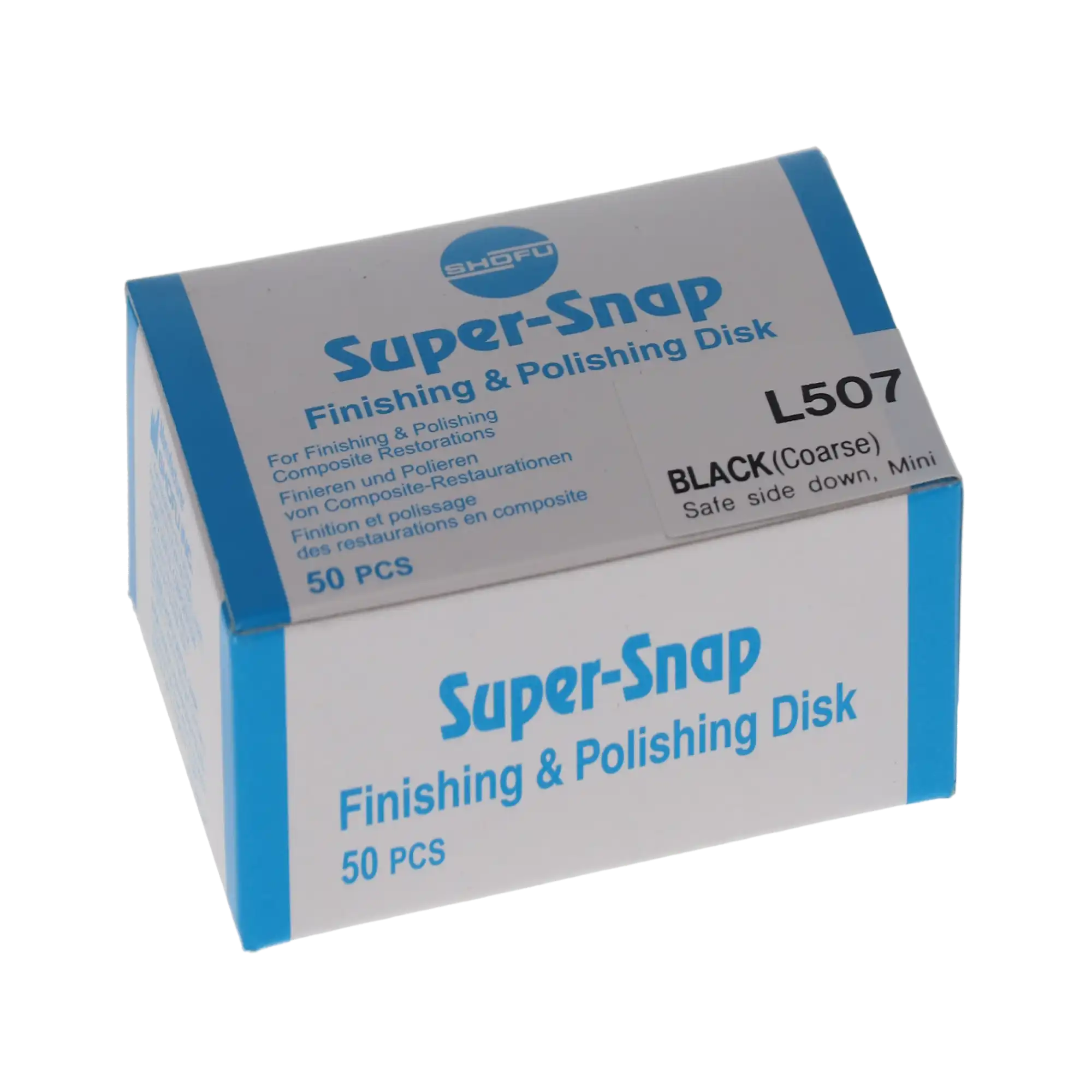 Shofu Super-Snap Contouring Disk, Mini, Coarse, Black, Safe Side Down, 50/Pk, L507 thumbnail 10