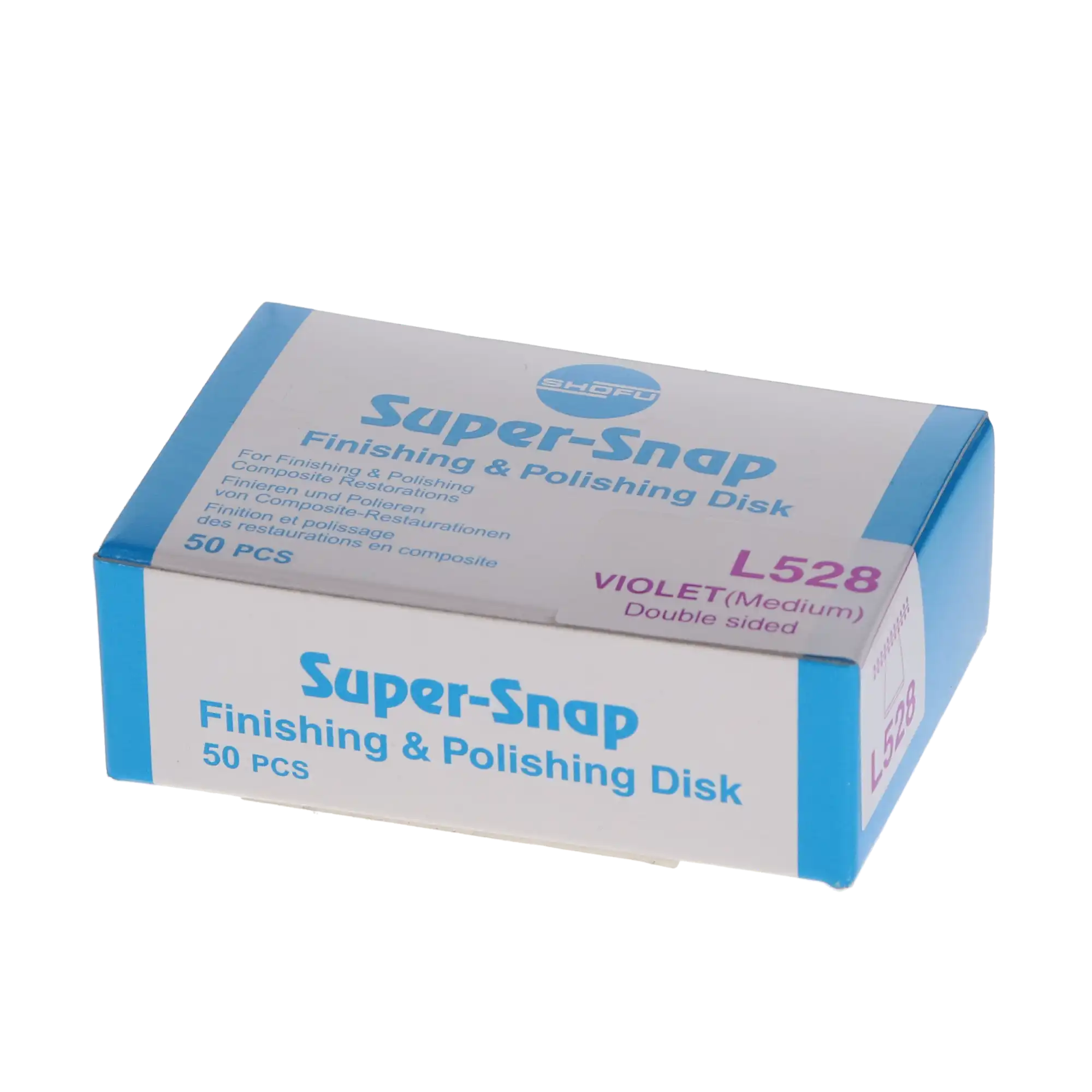 Shofu Super-Snap Disks, Violet Medium, Double-Sided, Standard (12 mm), 50/Box, L528 thumbnail 10