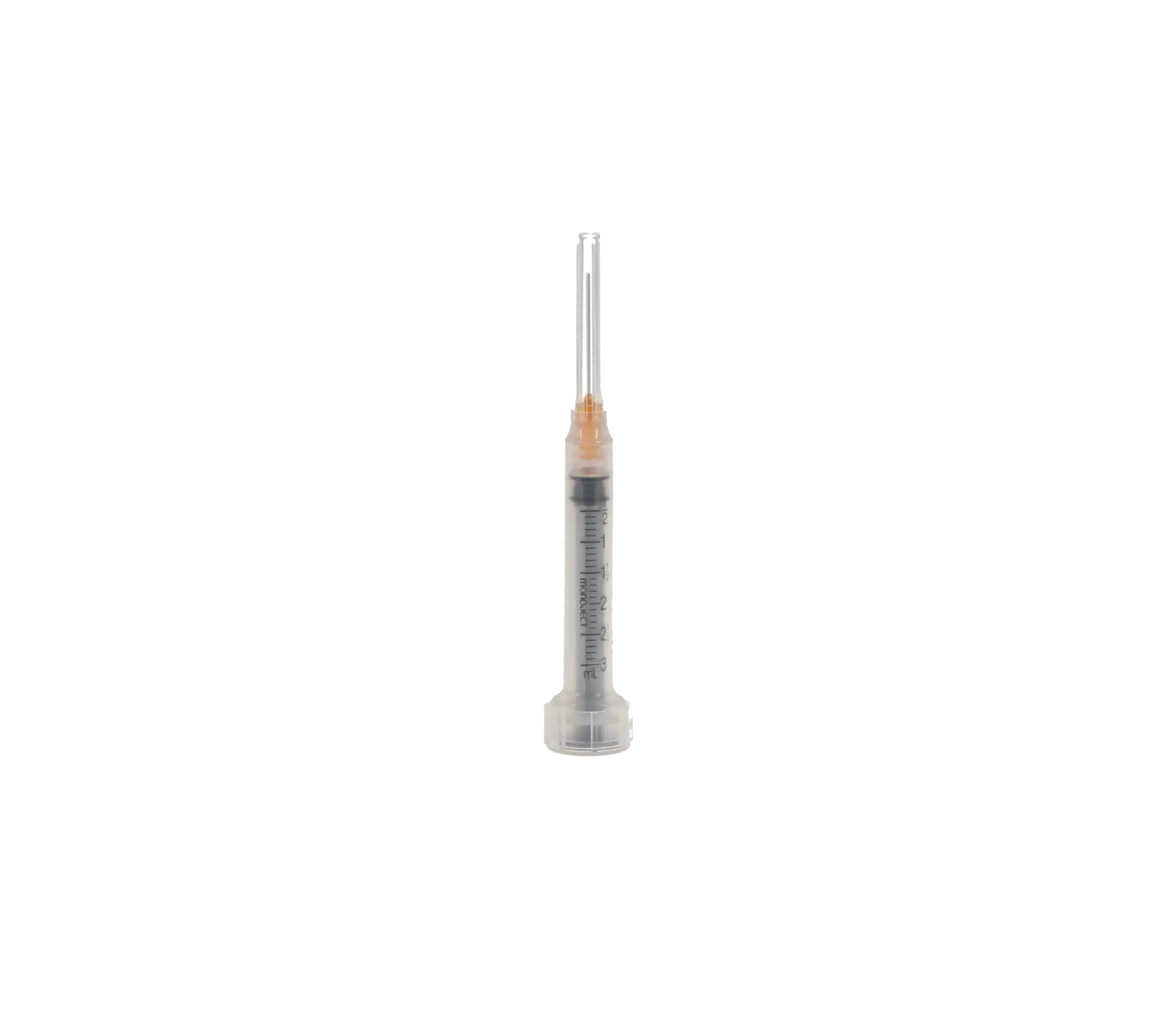 Monoject Endodontic Irrigating Syringe with Needle, 23 Ga, 1.25", Orange Hub, 3 ml, 100/Pk, 8881513843 thumbnail 6