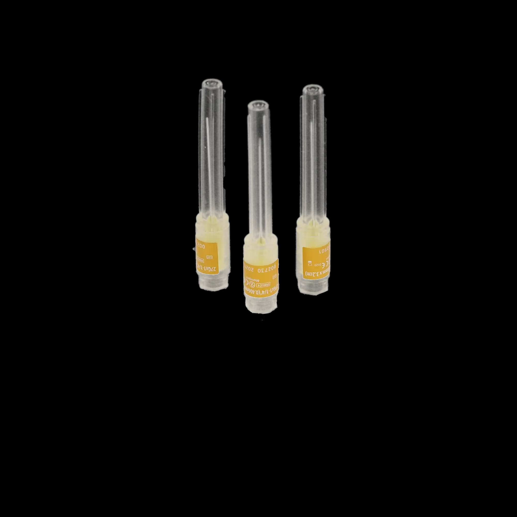 Monoject Endodontic Irrigation Needles, 27 Gauge x 1-1/4", Yellow, Luer Lock, 25/Pkg, 8881471273 thumbnail 9