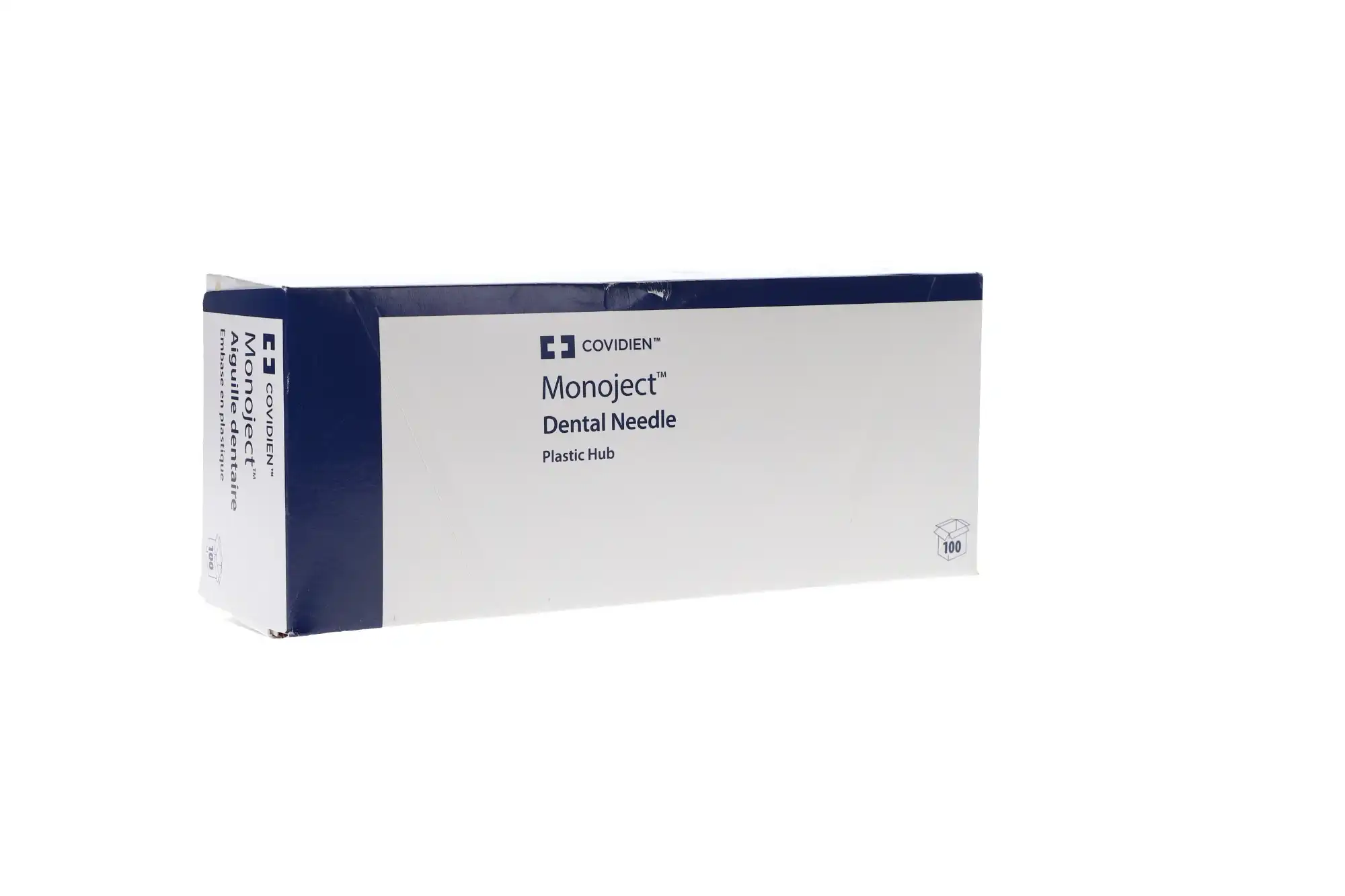 Monoject Plastic Hub Dental Needles, 25 Gauge, Long, Red, 100/Pk, 400033 thumbnail 3