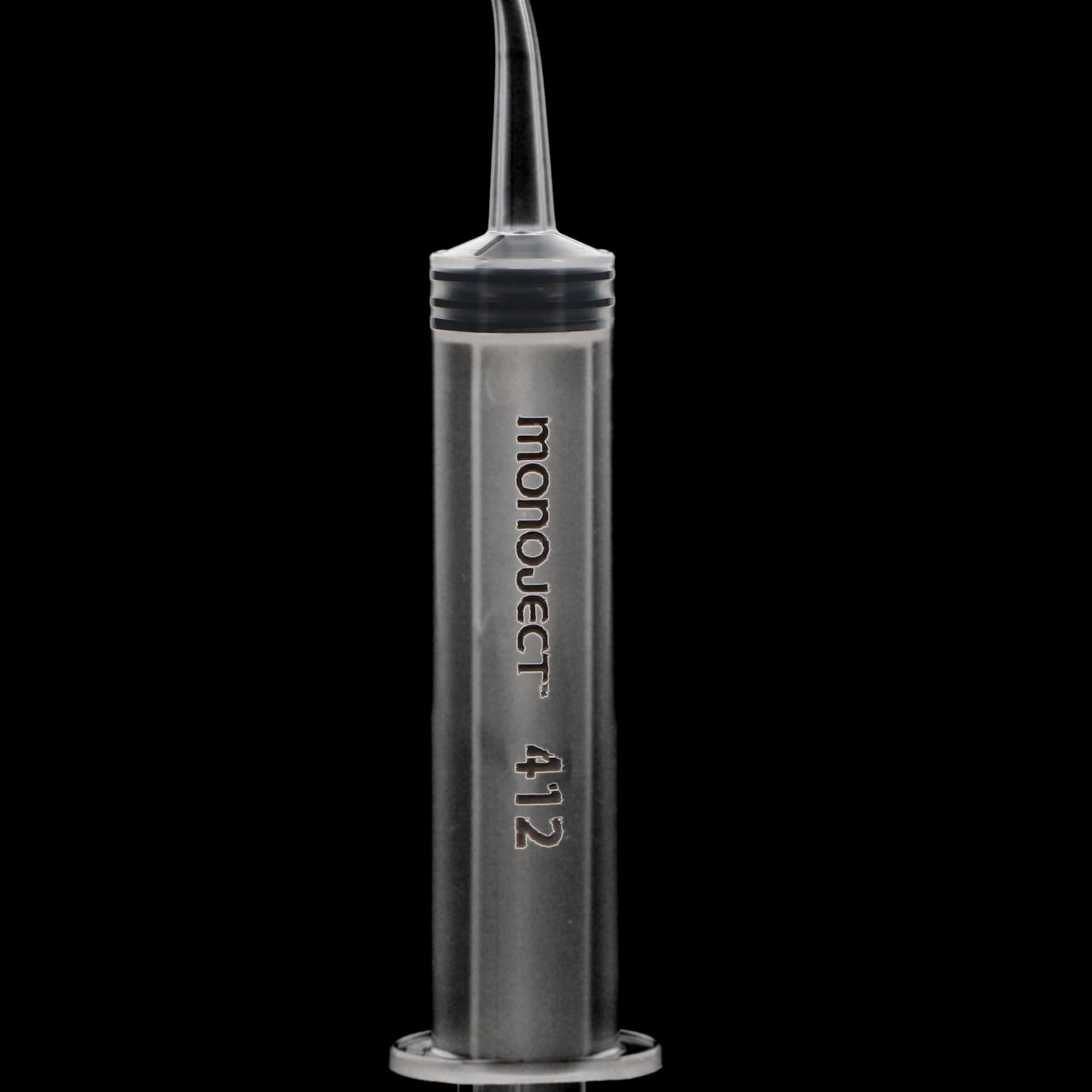 Monoject Disposable Irrigation Syringe, Curved Tip, #412, 12 cc, Non-Sterile, 50/Box, 8881412012 thumbnail 6