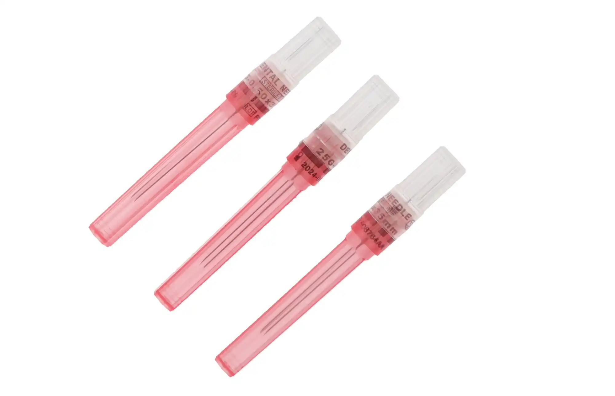 Septoject Dental Needle, 25 Gauge Long (35mm), Red, Plastic Hub, Sterile, 100/Box, 01-N1252 thumbnail 10