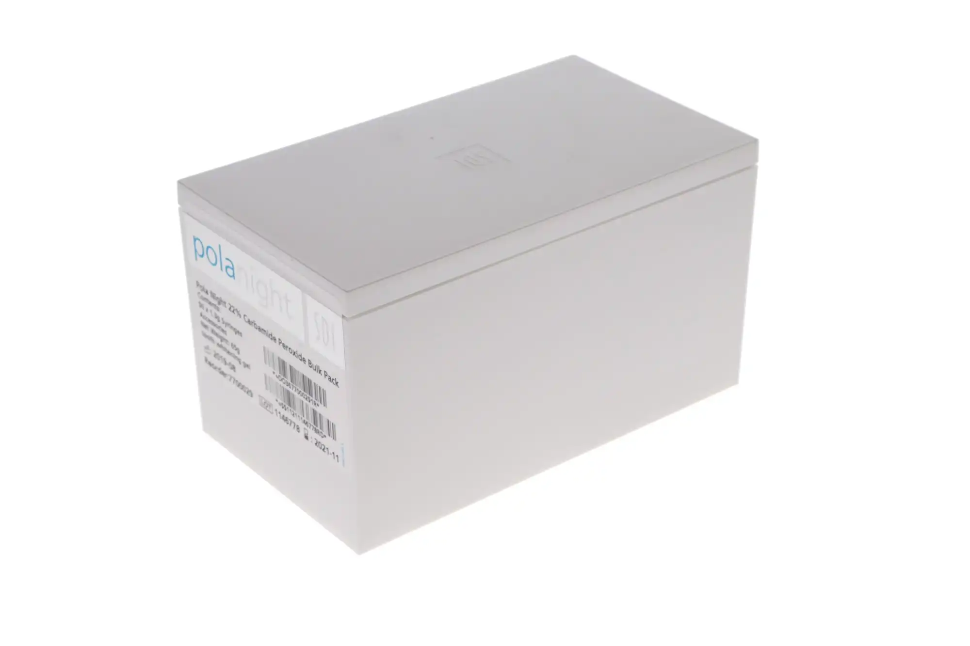 Pola Night Tooth Whitening System, 22% Carbamide Peroxide, Bulk Kit, 1.3 g Syringes, 50/Pk, Spearmint, 7700029 thumbnail 12