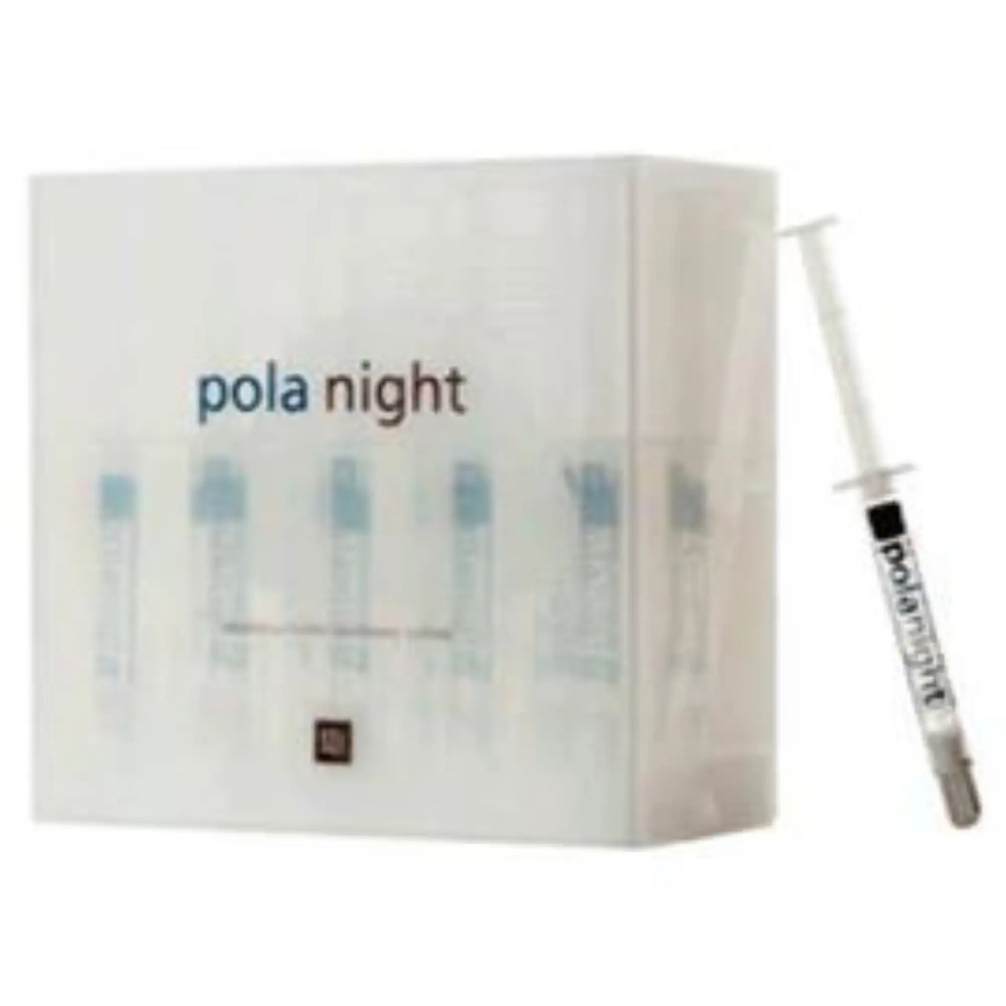 Pola Night Tooth Whitening System, 10% Carbamide Peroxide, Mini Kit, 1.3 g Syringes, 4/Pk, Spearmint, 7700106 thumbnail 2