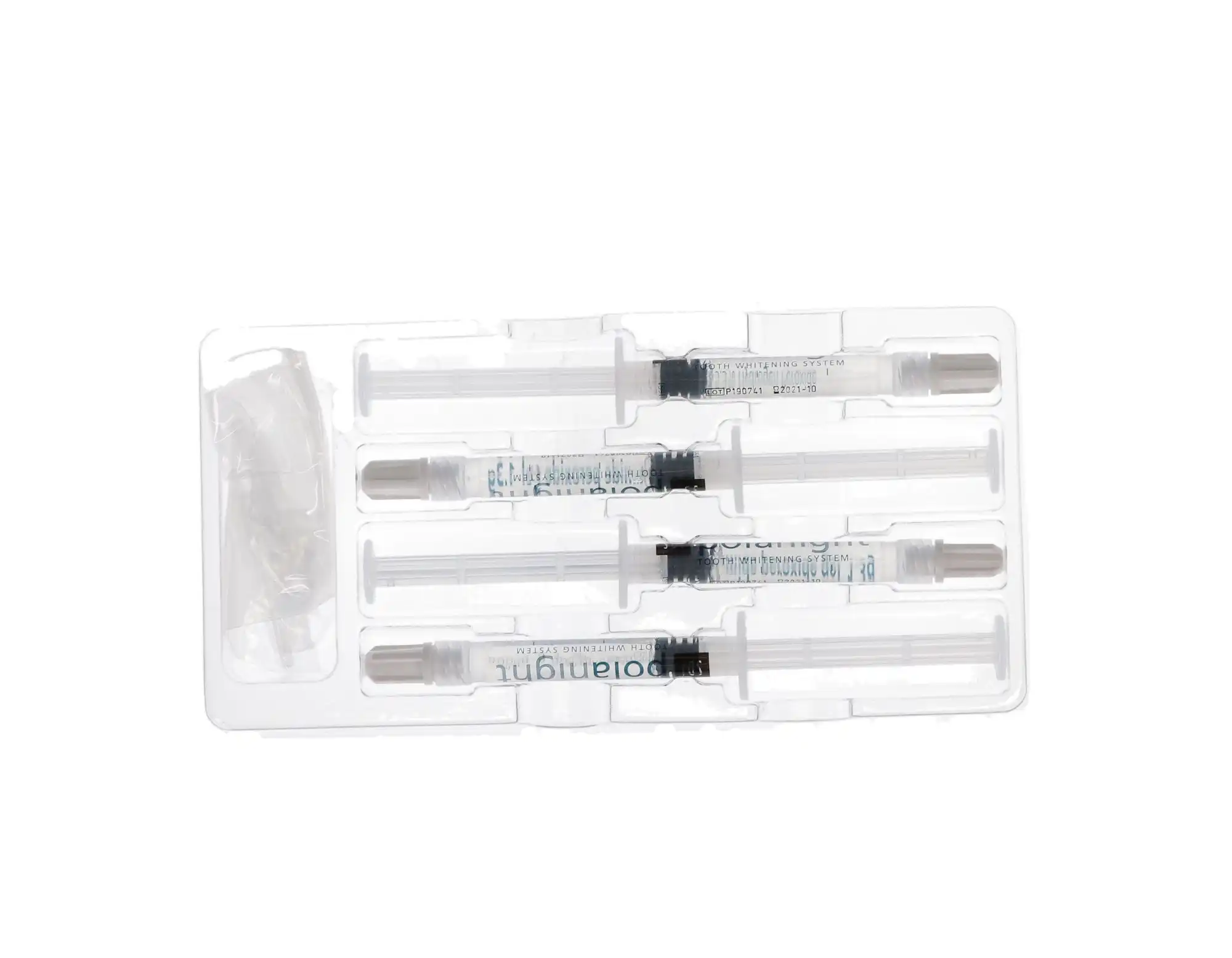 Pola Night Tooth Whitening System, 16% Carbamide Peroxide, Mini Kit, 1.3 g Syringes, 4/Pk, Spearmint, 7700108 thumbnail 4