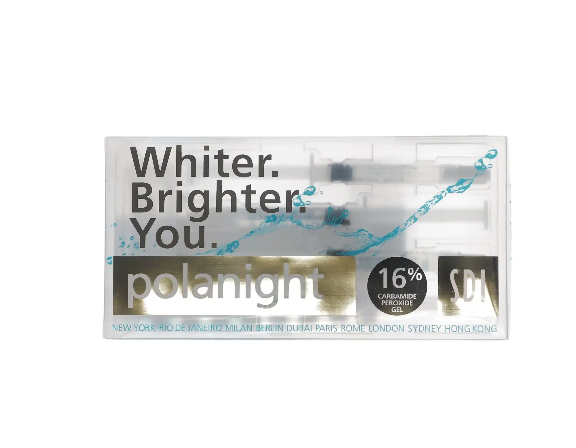 Pola Night Tooth Whitening System, 16% Carbamide Peroxide, Mini Kit, 1.3 g Syringes, 4/Pk, Spearmint, 7700108 thumbnail 5