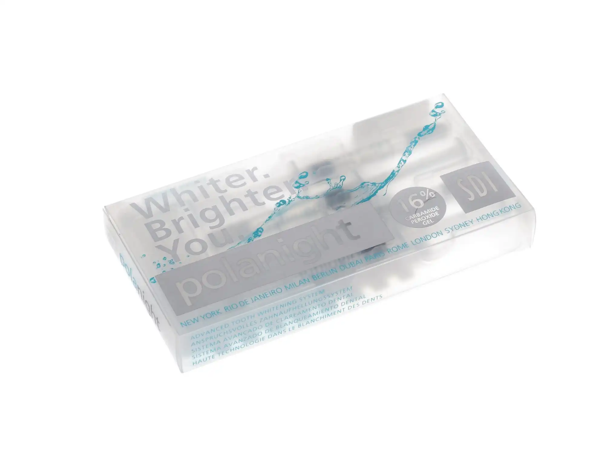 Pola Night Tooth Whitening System, 16% Carbamide Peroxide, Mini Kit, 1.3 g Syringes, 4/Pk, Spearmint, 7700108 thumbnail 6