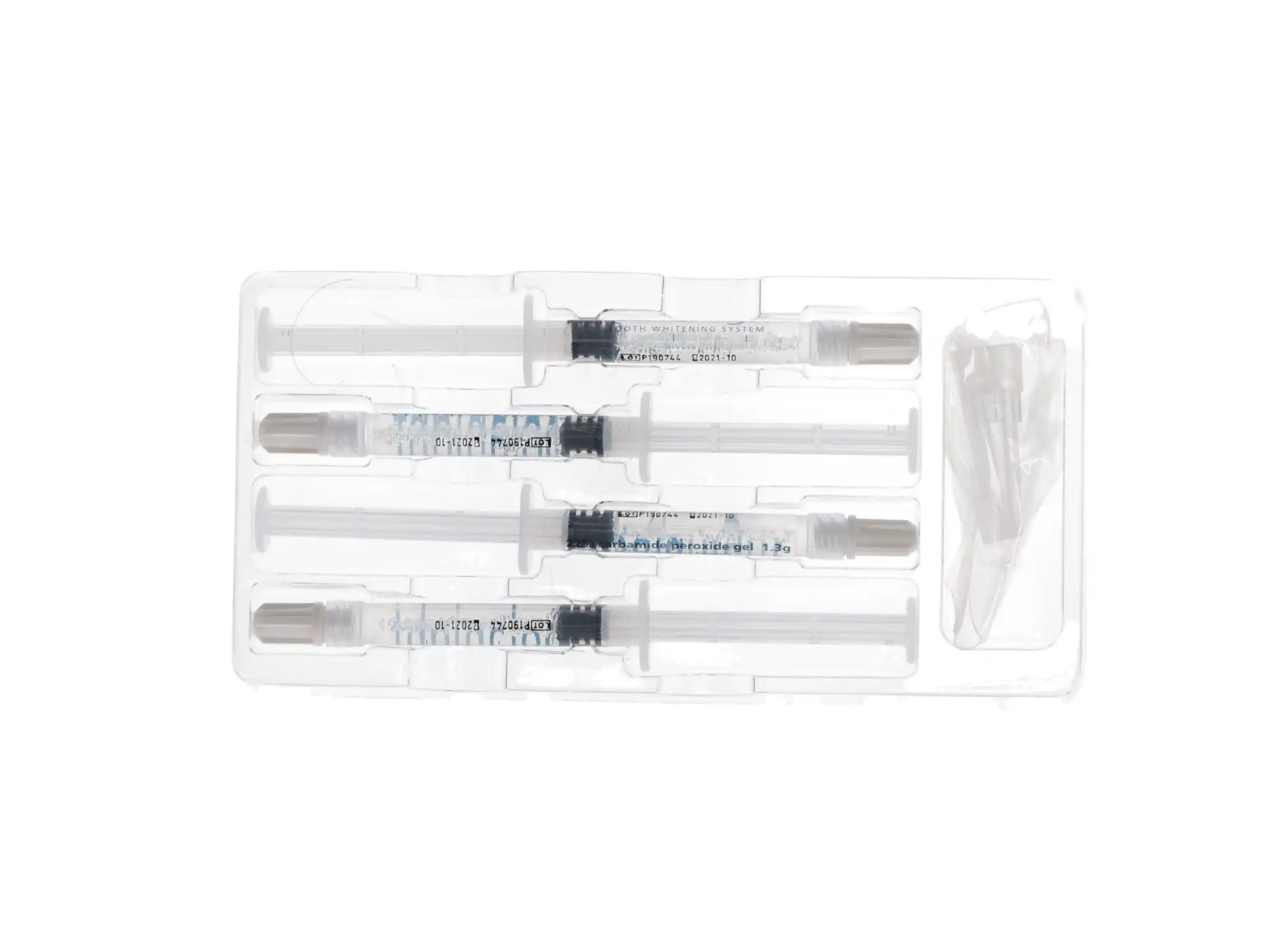 Pola Night Tooth Whitening System, 22% Carbamide Peroxide, Mini Kit, 1.3 g Syringes, 4/Pk, Spearmint, 7700110 thumbnail 3