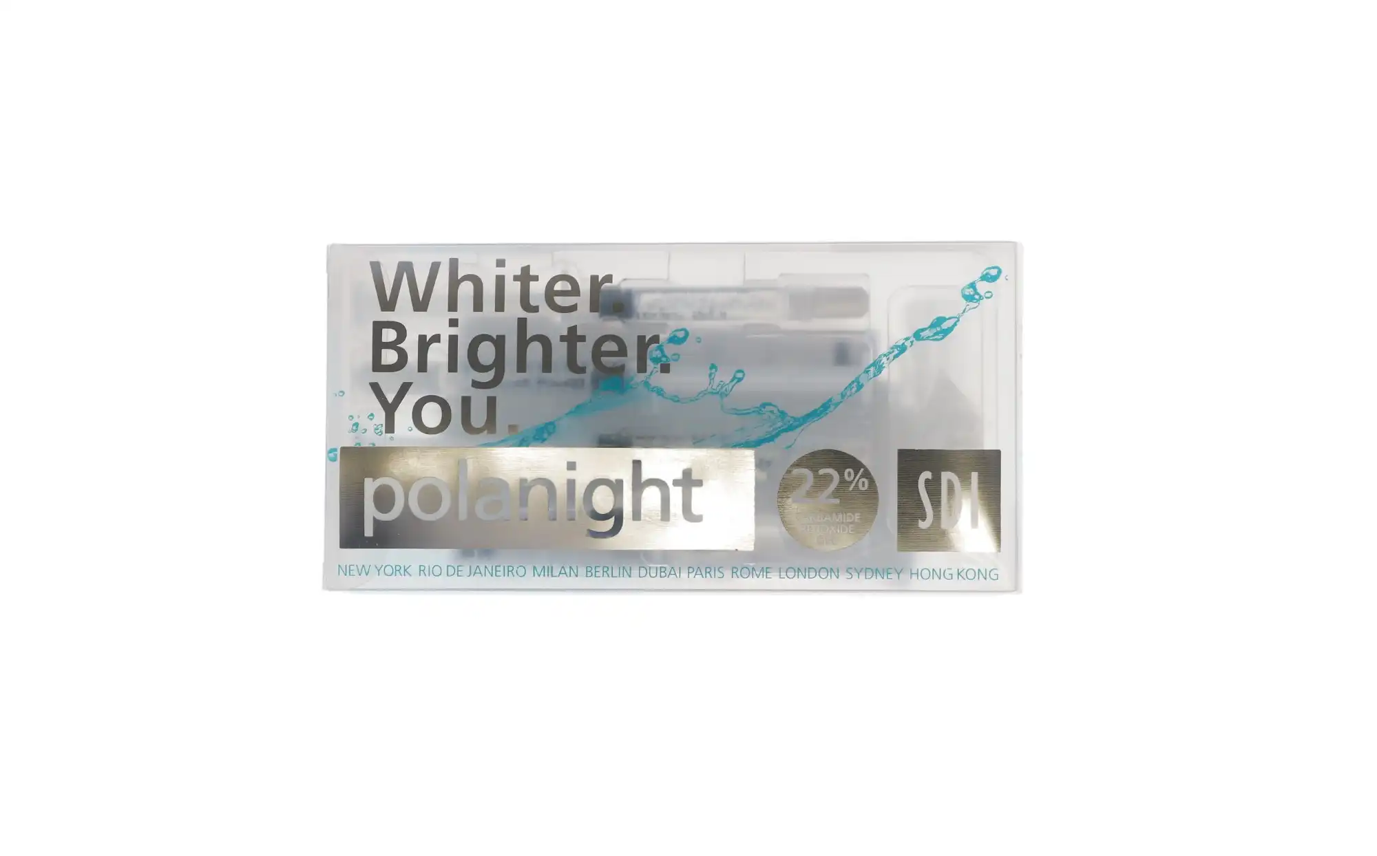 Pola Night Tooth Whitening System, 22% Carbamide Peroxide, Mini Kit, 1.3 g Syringes, 4/Pk, Spearmint, 7700110 thumbnail 4
