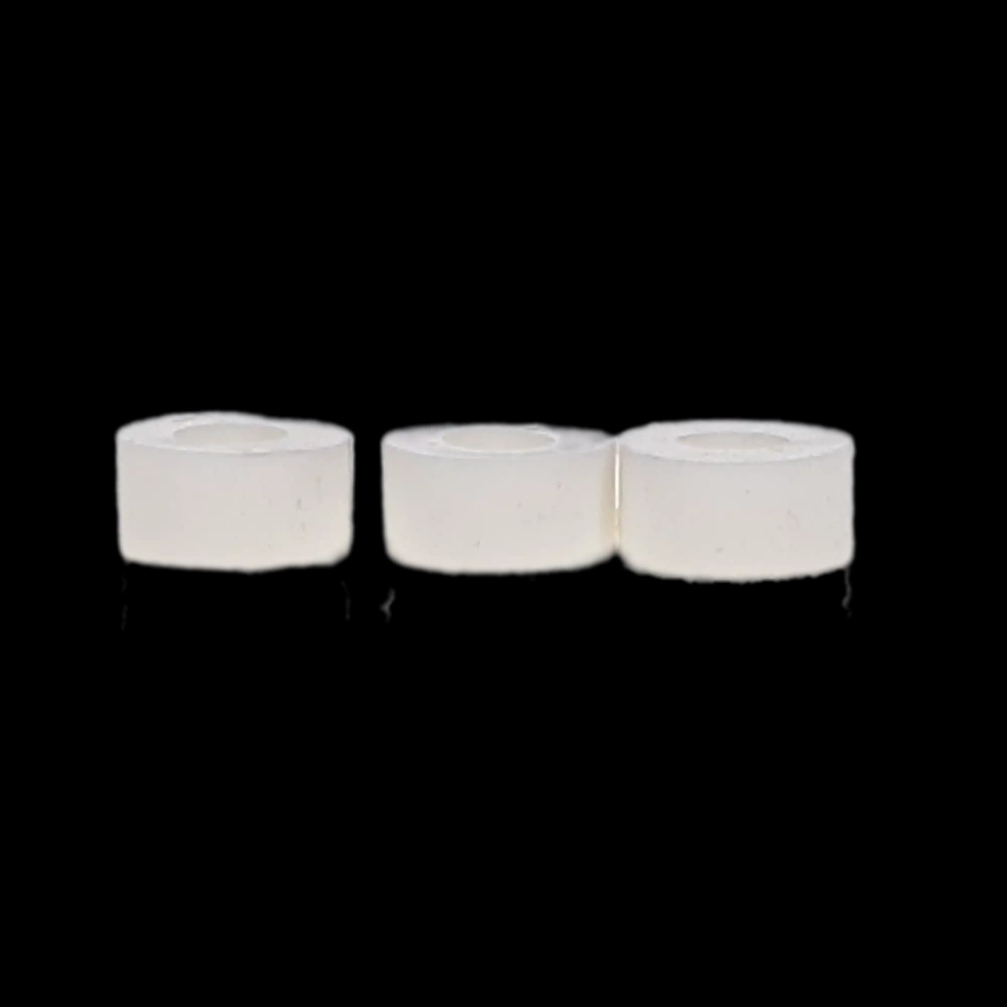 Pulpdent Code Rings Silicone Standard, White, 1/8" ID x 1/8" Wide, 100/Box, CR1 thumbnail 2
