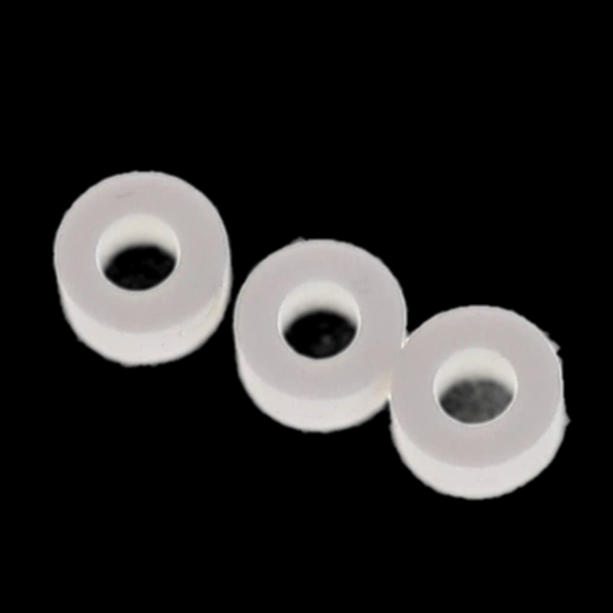 Pulpdent Code Rings Silicone Standard, White, 1/8" ID x 1/8" Wide, 100/Box, CR1 thumbnail 3