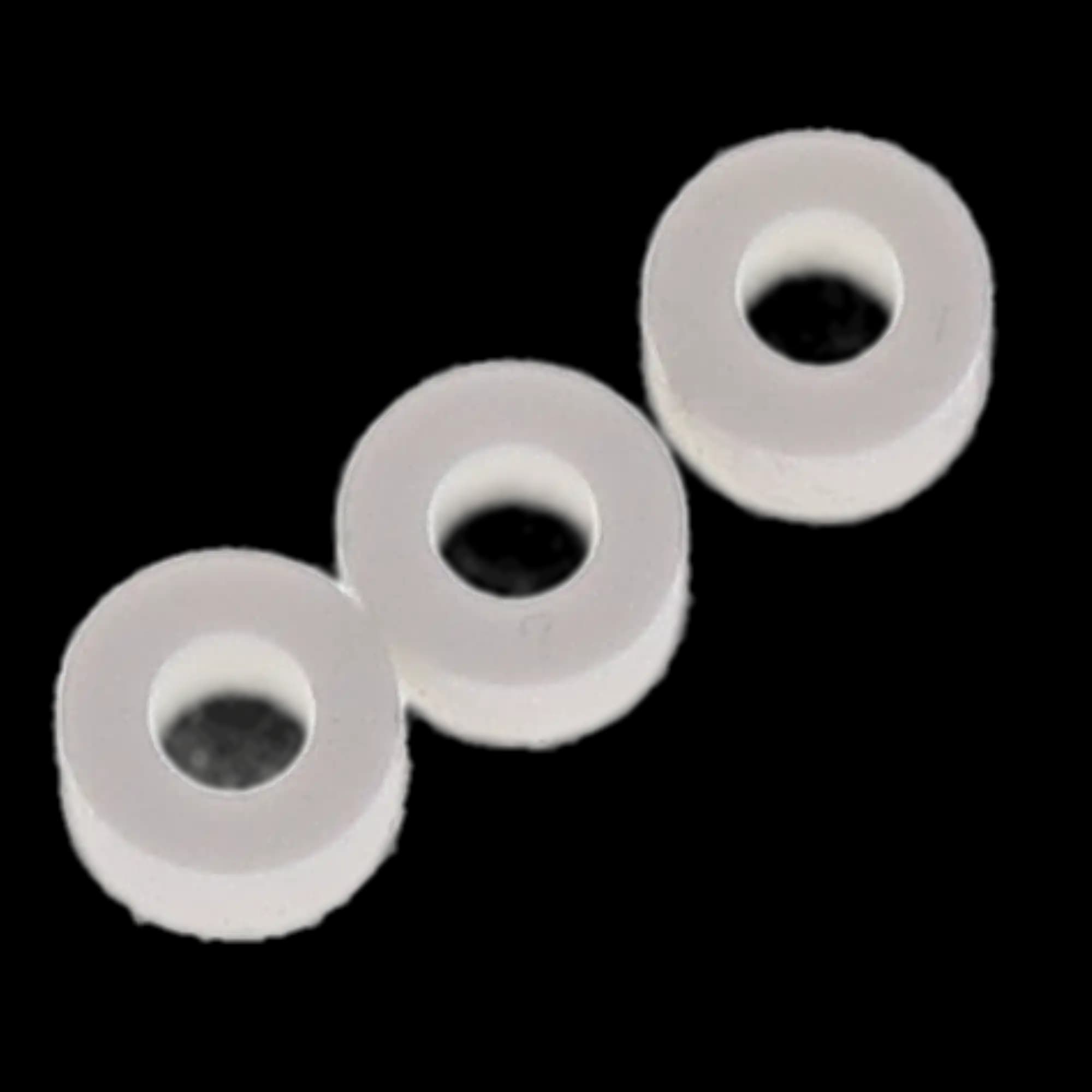 Pulpdent Code Rings Silicone Standard, White, 1/8" ID x 1/8" Wide, 100/Box, CR1 thumbnail 4