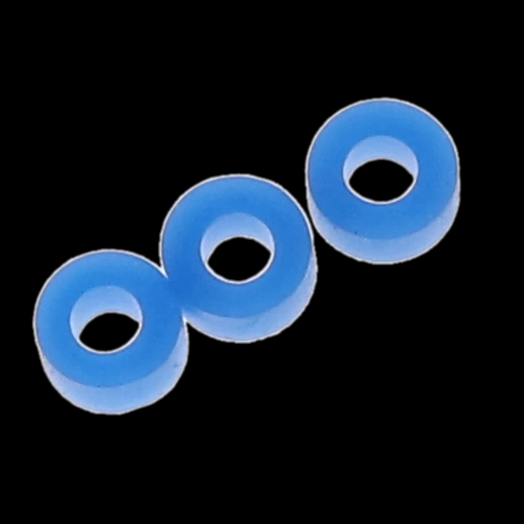 Pulpdent Code Rings Silicone Standard, Blue, 1/8" ID x 1/8" Wide, 100/Pk, CR3 thumbnail 4