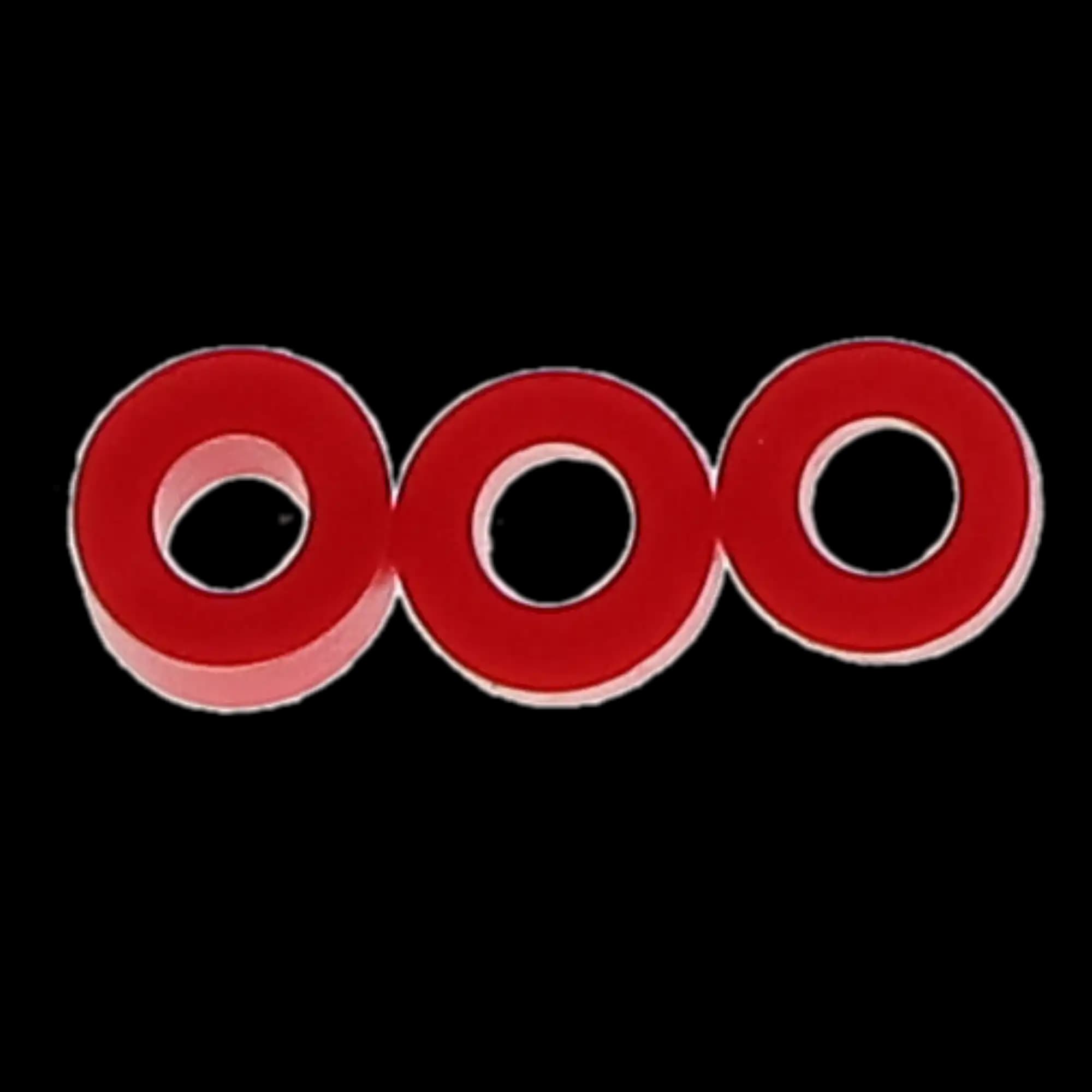 Pulpdent Code Rings Silicone Standard, Red, 1/8" ID x 1/8" Wide, 100/Pk, CR4 thumbnail 6