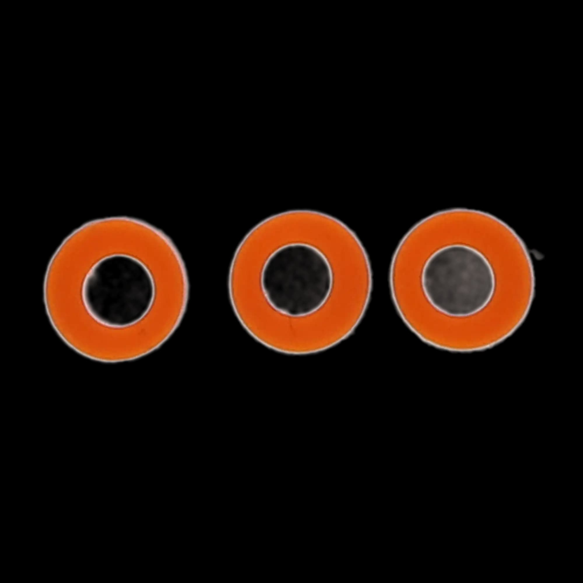 Pulpdent Code Rings Silicone Standard, Orange, 1/8" ID x 1/8" Wide, 100/Pk, CR-9 thumbnail 6