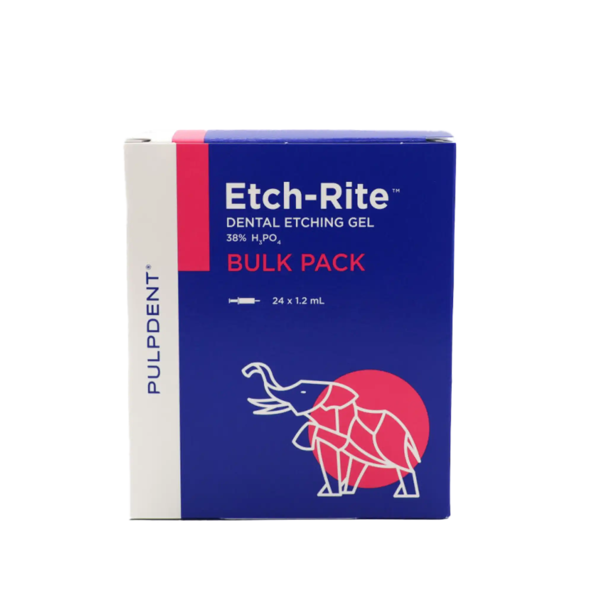 Pulpdent Etch-Rite Dental Etching Gel, 38% Phosphoric Acid, Thixotropic, Blue, 1.2 mL Syringe, Bulk Pack of 24, ET-24 thumbnail 10