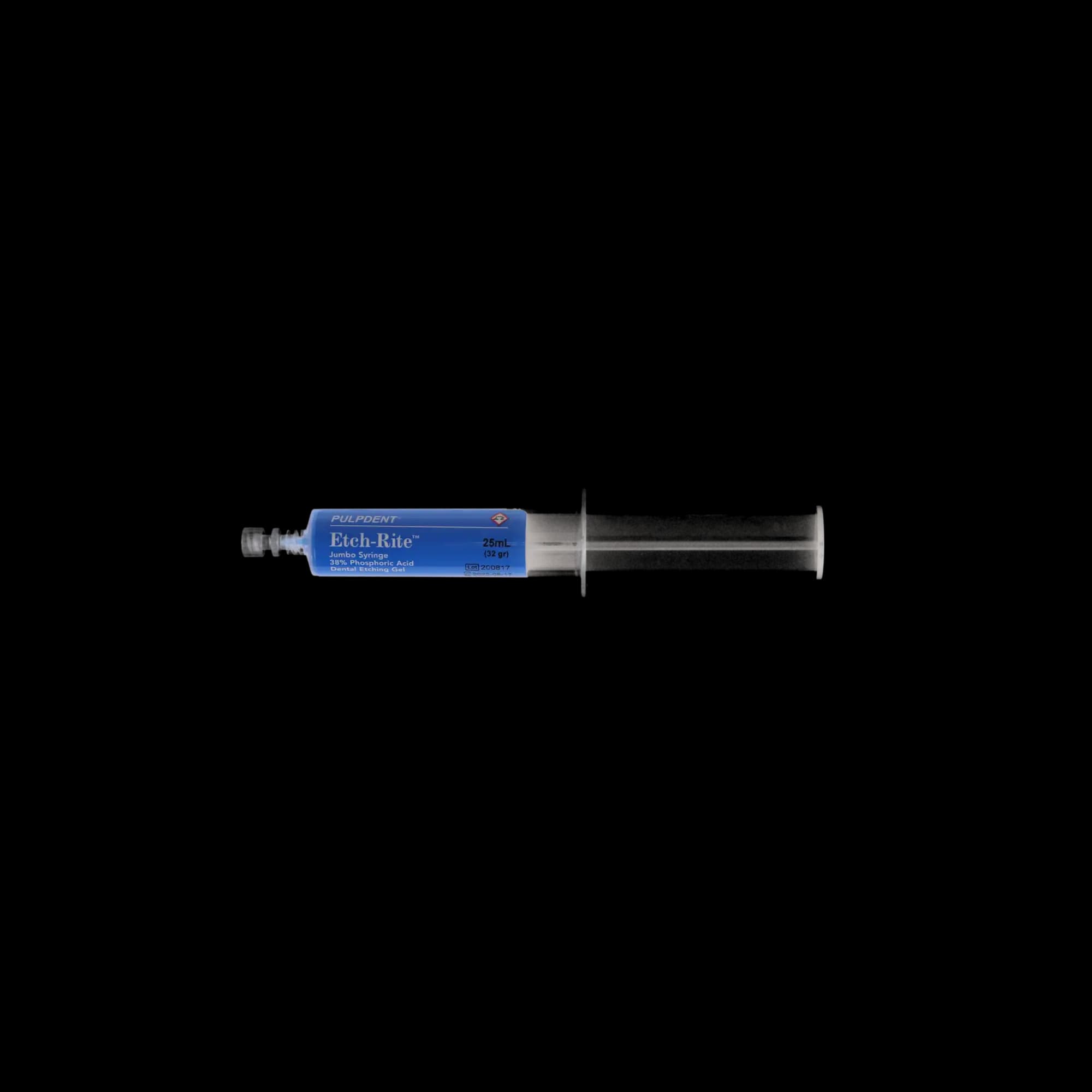 Pulpdent Etch-Rite 38% Phosphoric Acid Dental Etching Gel, Jumbo Syringe Refill, 2 x 25 mL, Blue, ET-50R thumbnail 9