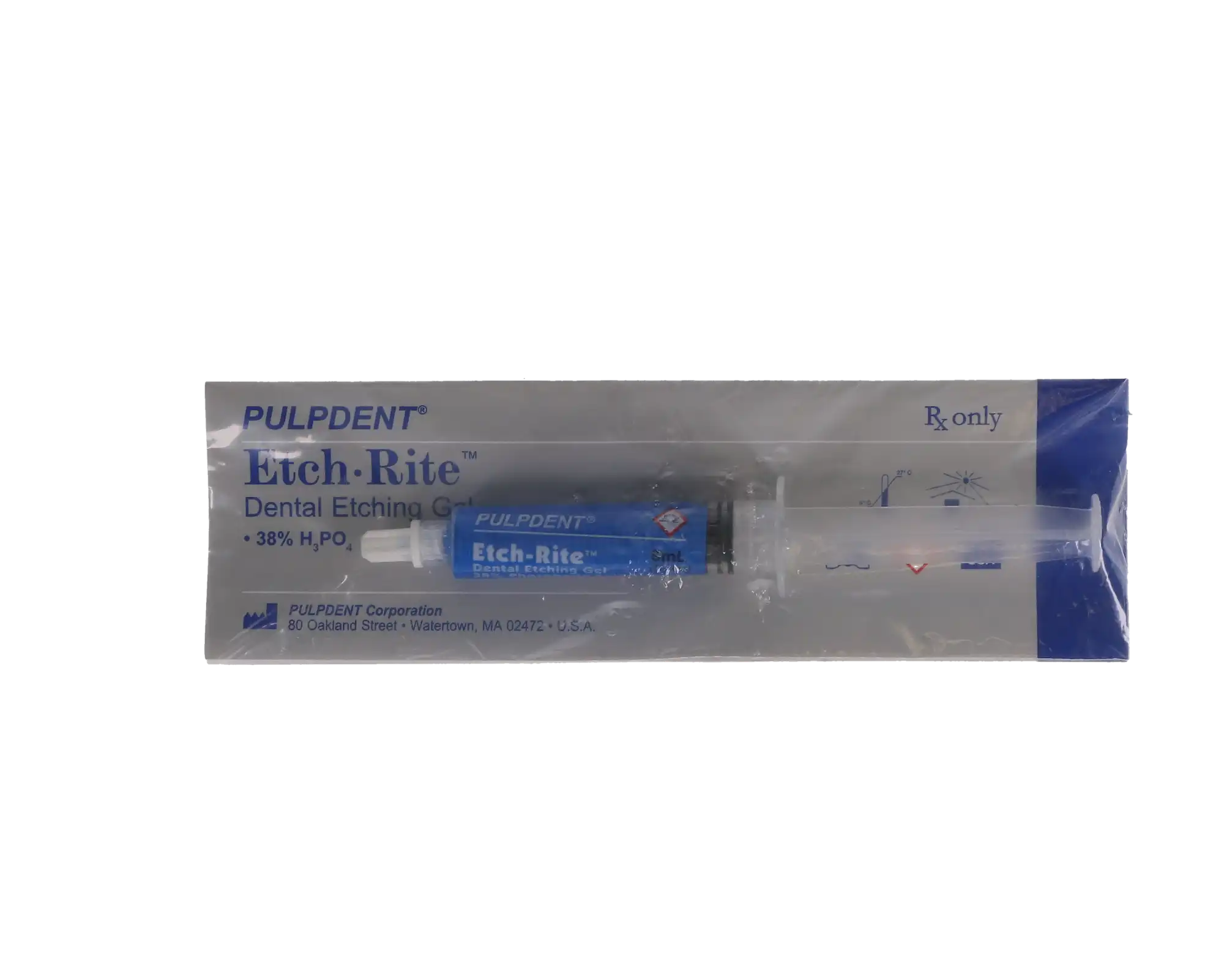 Pulpdent Etch-Rite 38% Phosphoric Acid Dental Etching Gel, 6 mL Syringe Refill, 1/Pk, ET-6 thumbnail 9