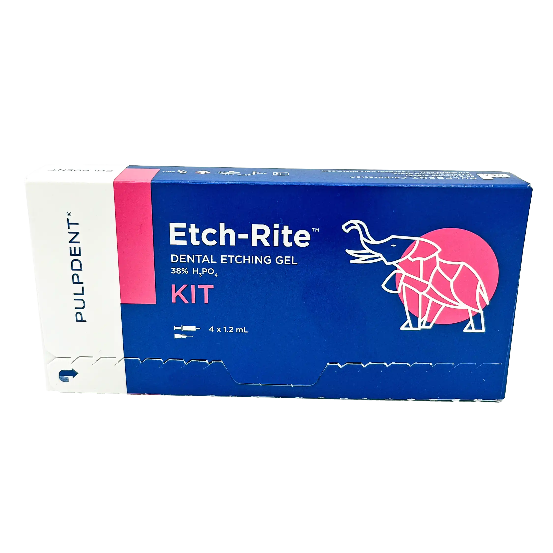 Etch-Rite Dental Etching Gel, 38% Phosphoric Acid, Standard Kit, 4 x 1.2 mL Syringes with 8 Pre-Bent Applicator Tips, ETCH thumbnail 12
