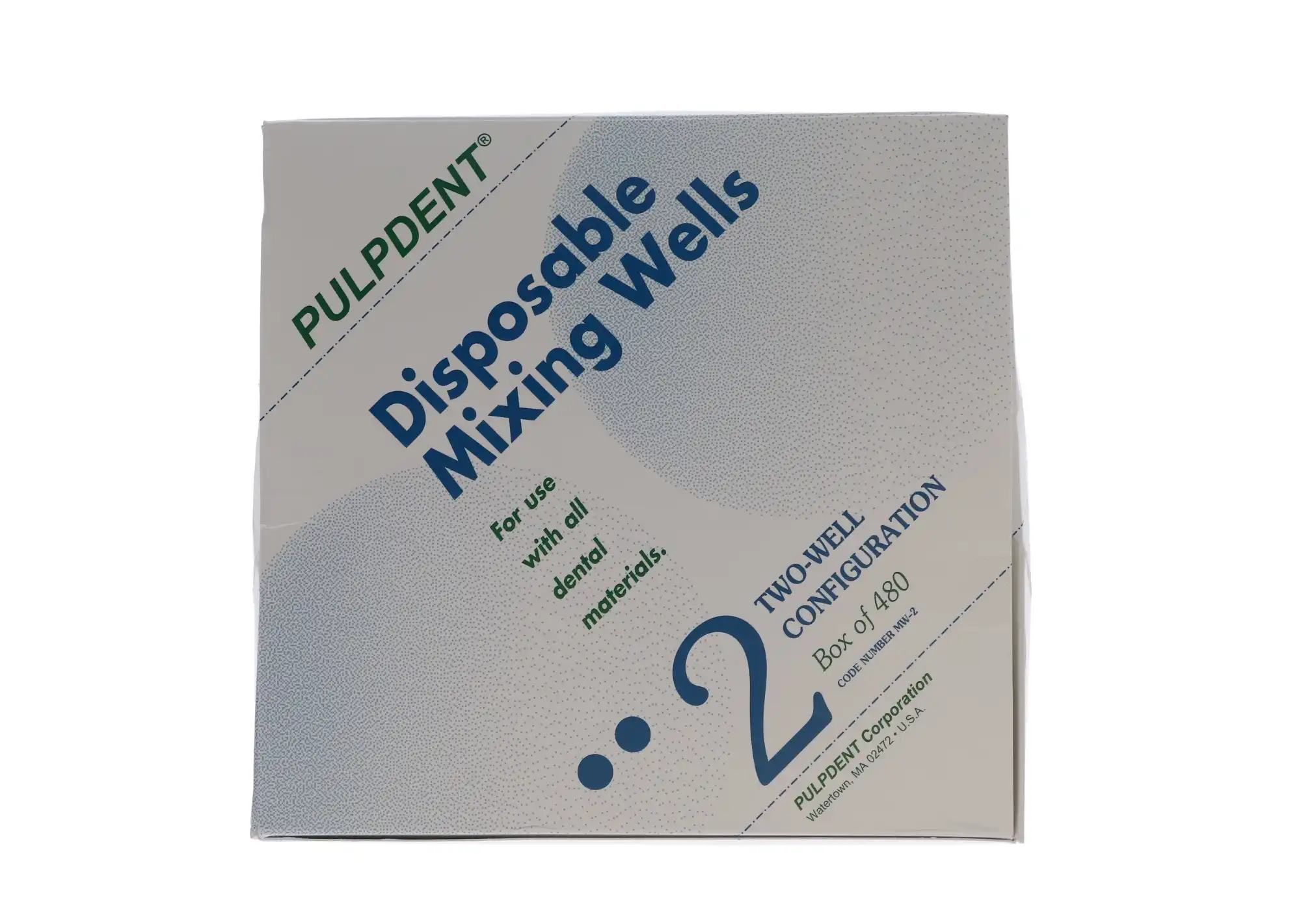 Pulpdent Disposable Mixing Wells, 2-Well, White, 480/Box, MW-2 thumbnail 6