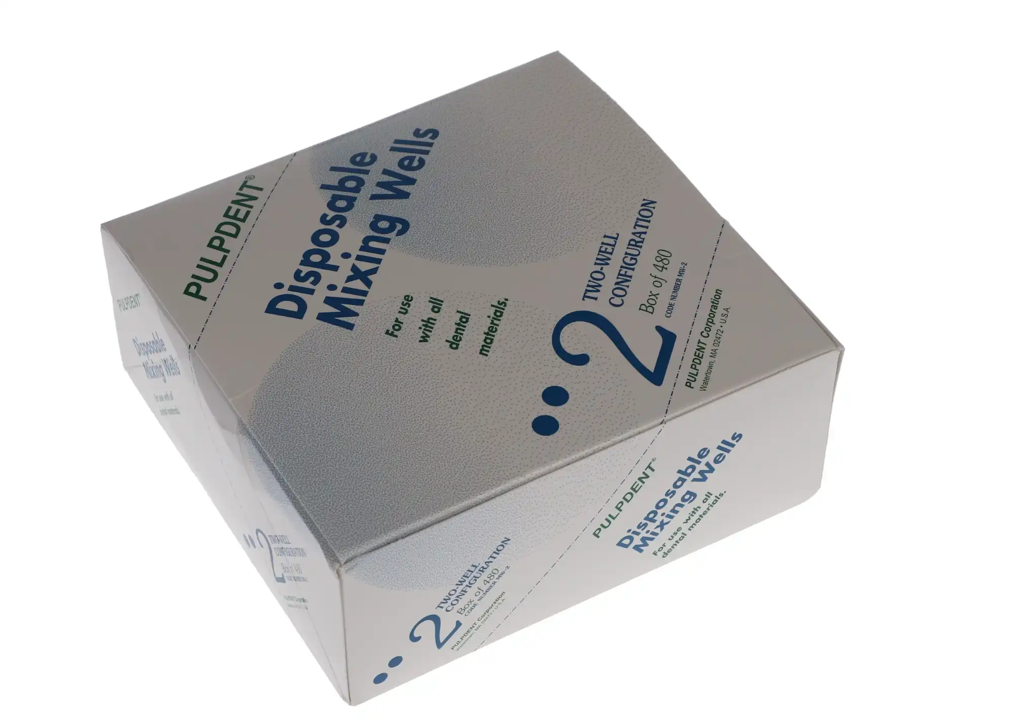 Pulpdent Disposable Mixing Wells, 2-Well, White, 480/Box, MW-2 thumbnail 7