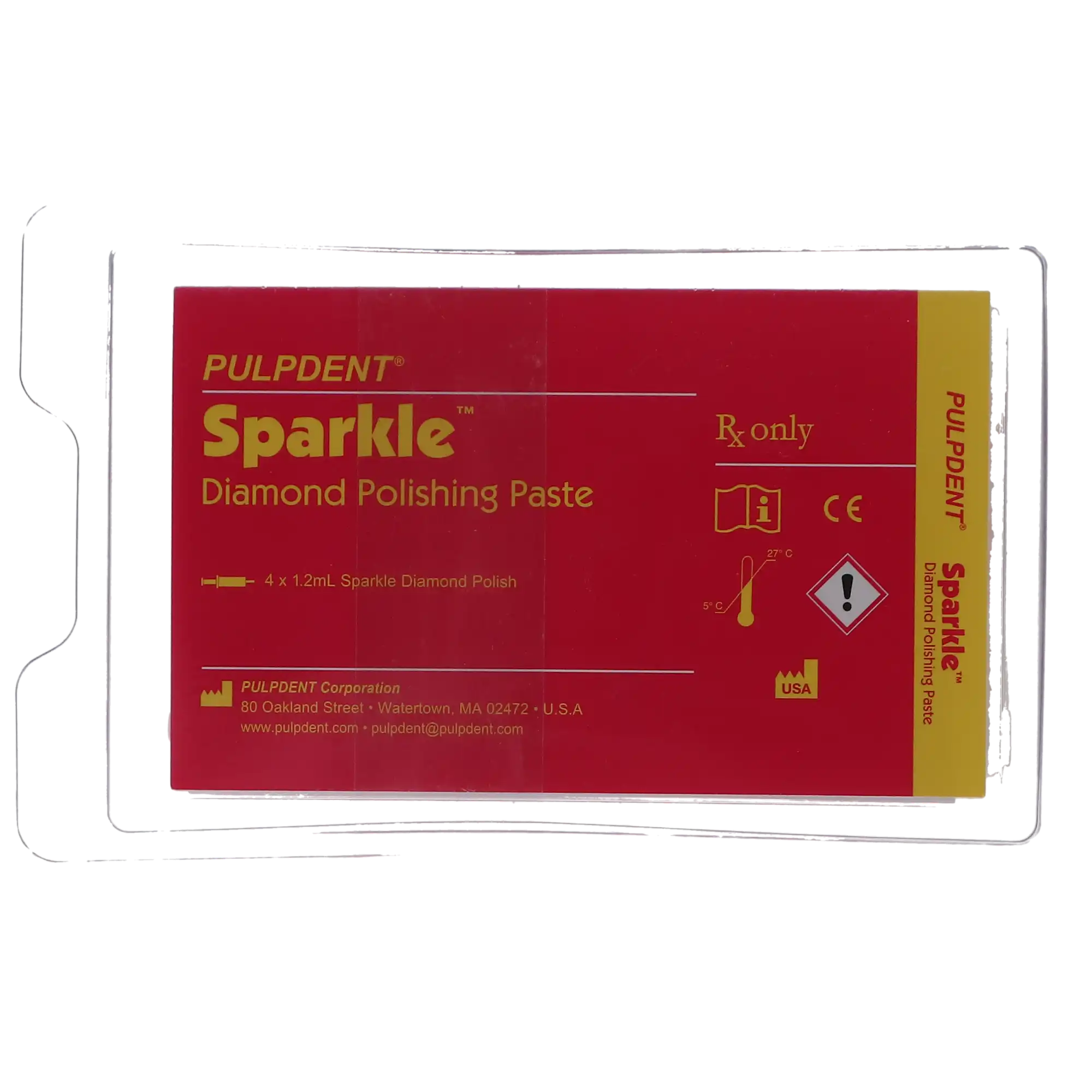 Pulpdent Sparkle Diamond Polishing Paste, 1.2 mL Syringe, 4/Pk, SPARK thumbnail 6
