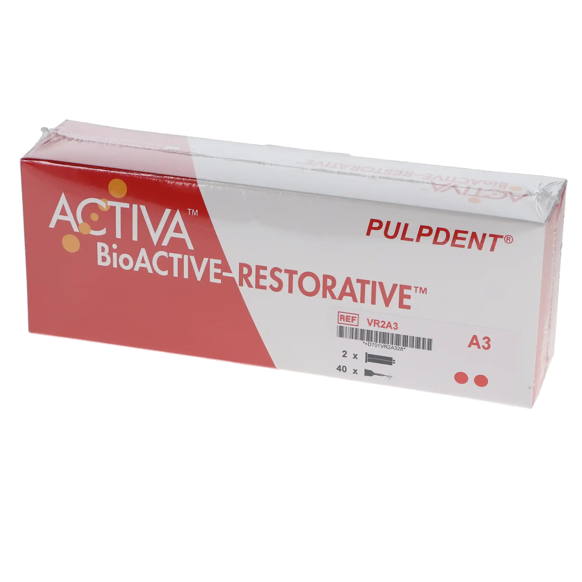 Activa BioActive Composite Resin Restorative, Dual-Cure, Syringe Value Refill, 5 ml, Universal Viscosity, A3, 2/Pk, VR2-A3 thumbnail 4