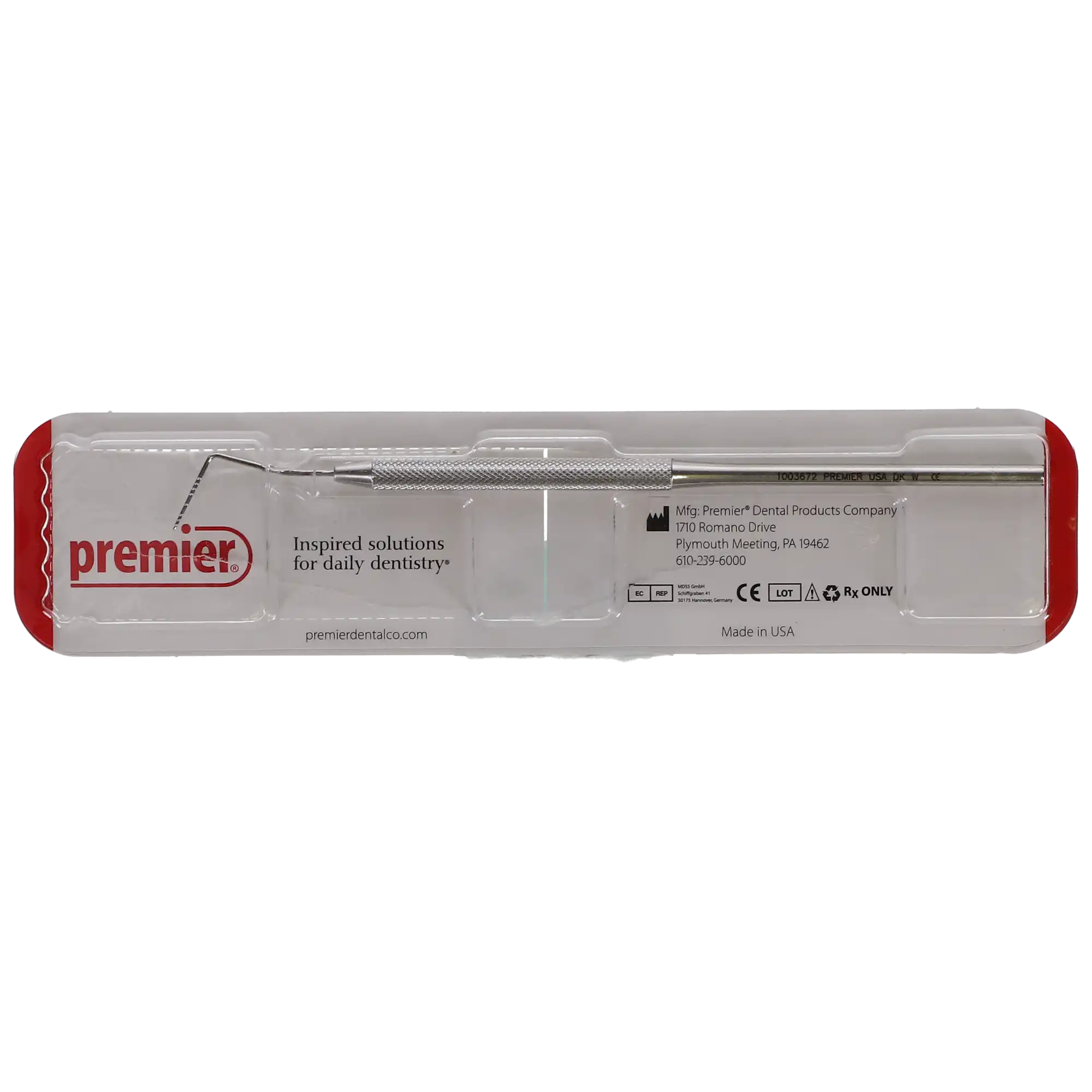 Premier Williams Single-Ended Periodontal Probe, Color-Coded 1-2-3-5-7-8-9-10, Round Handle, 1003672 thumbnail 5