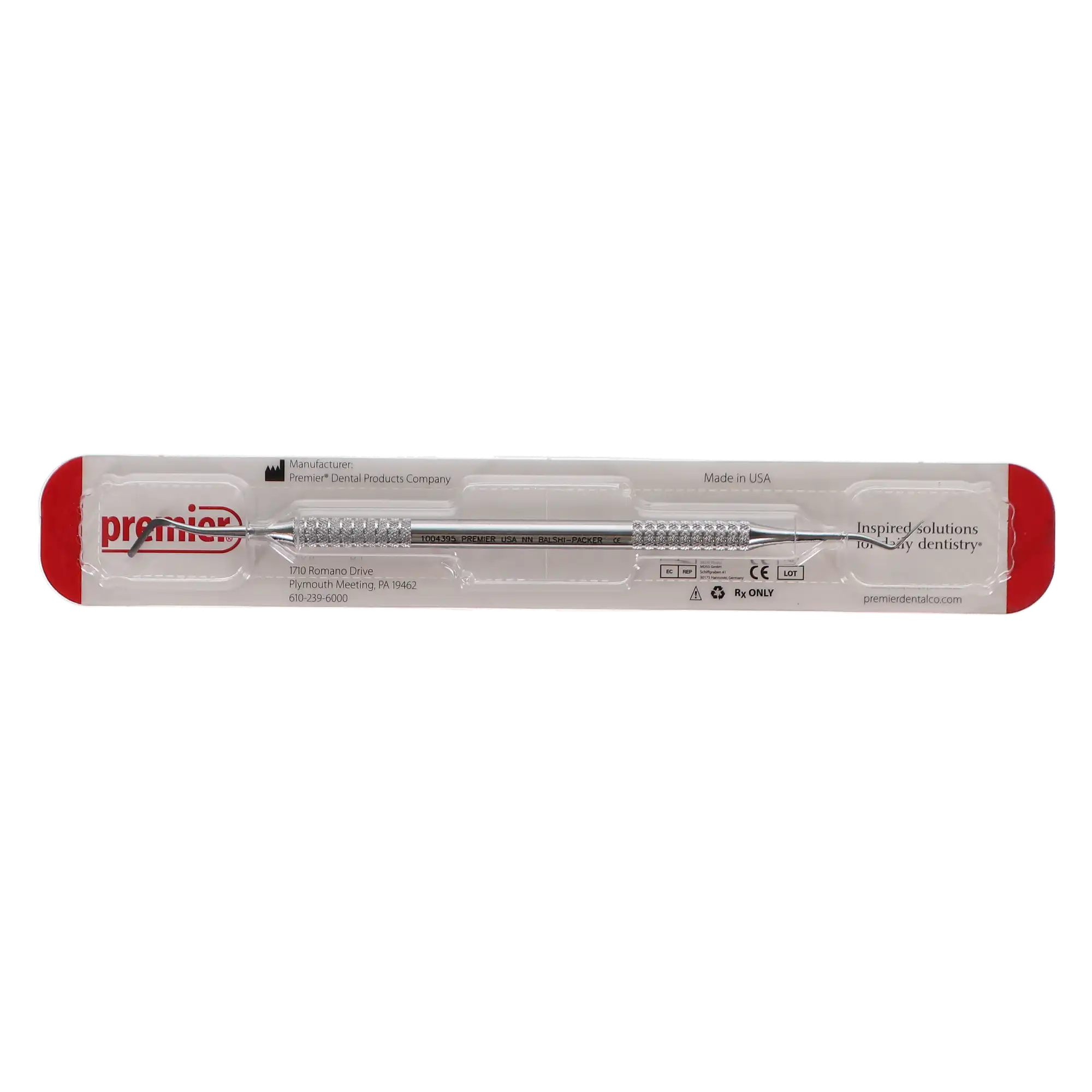 Premier Balshi Cord Packer, Smooth, Double-End, Round Handle, 1/Pk, 1004395 thumbnail 4