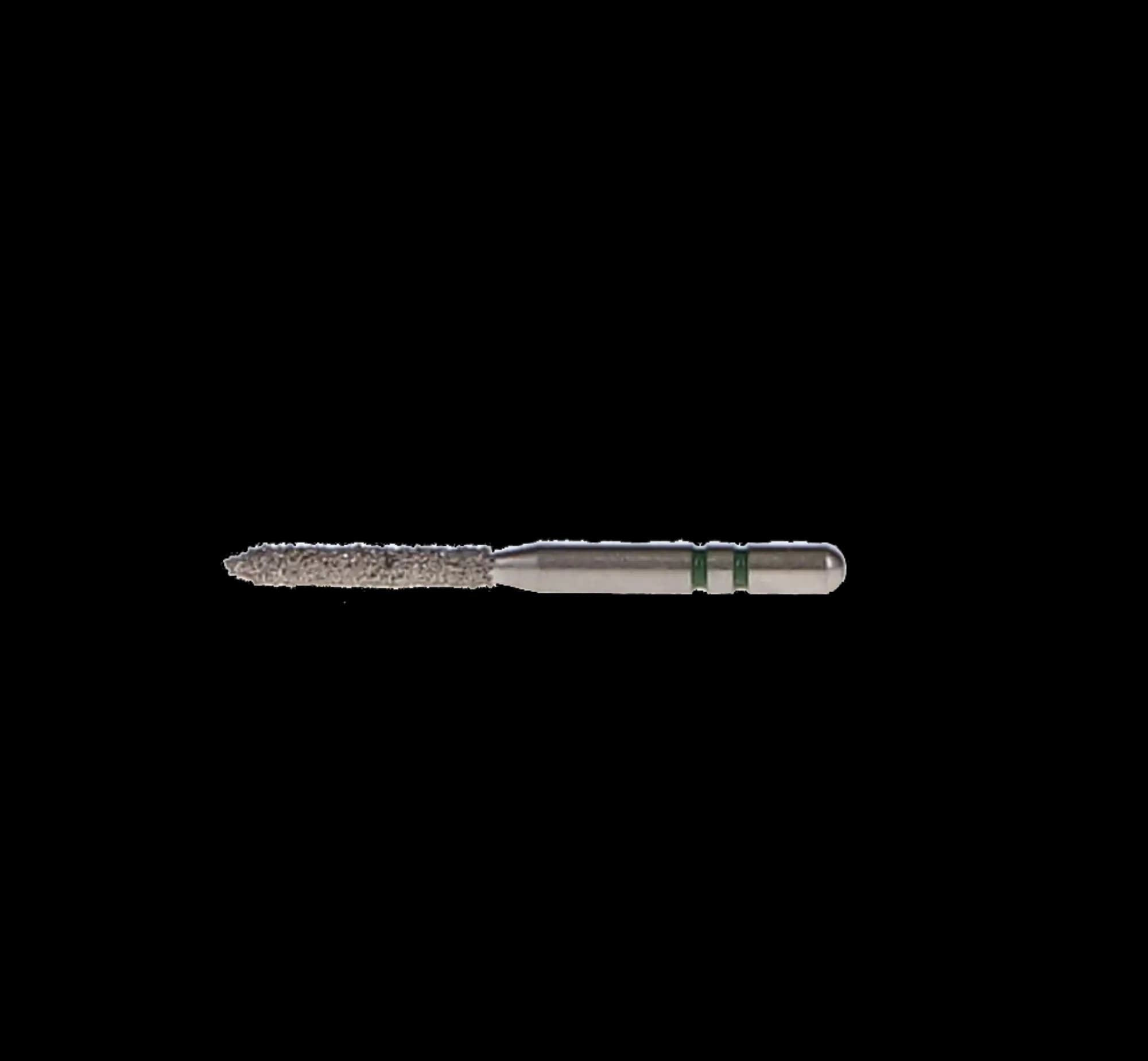 Two Striper Diamond Bur FG, Bevel-End Cylinder, #250.8, Coarse, Green, 1.2 mm, 5/Pk, 2015067 thumbnail 6
