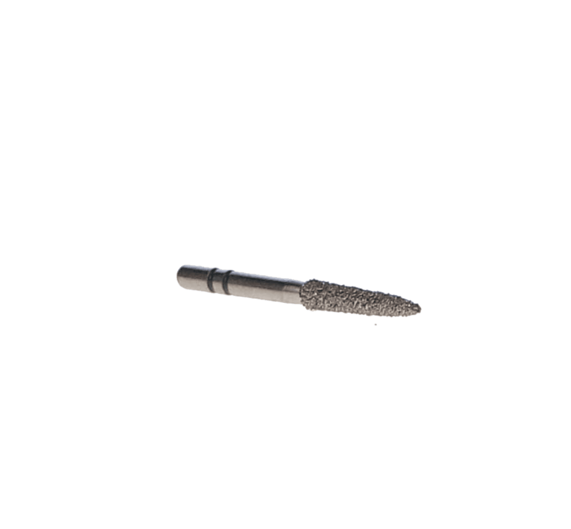 Two Striper Diamond Bur, FG, Flame, #270.9, Coarse, Green Ring, 1.9 mm Major/0.5 mm Minor Diameter, 9.0 mm Length, 5/Pk, 2015139 thumbnail 2