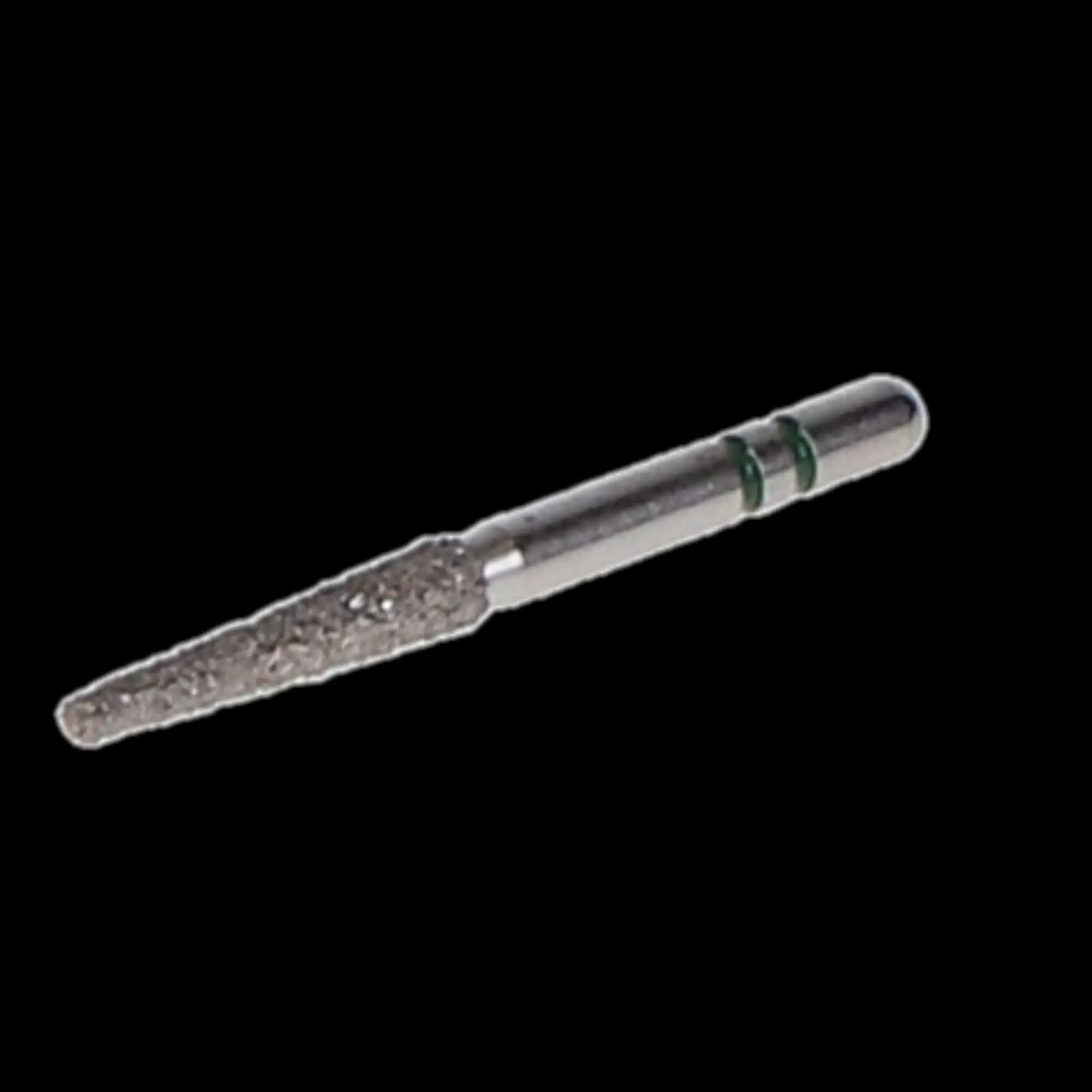 Premier Two Striper Diamond Bur, FG, Flat-End Taper, 701.9, Coarse, Green, 5/Pk, 2015341 thumbnail 3