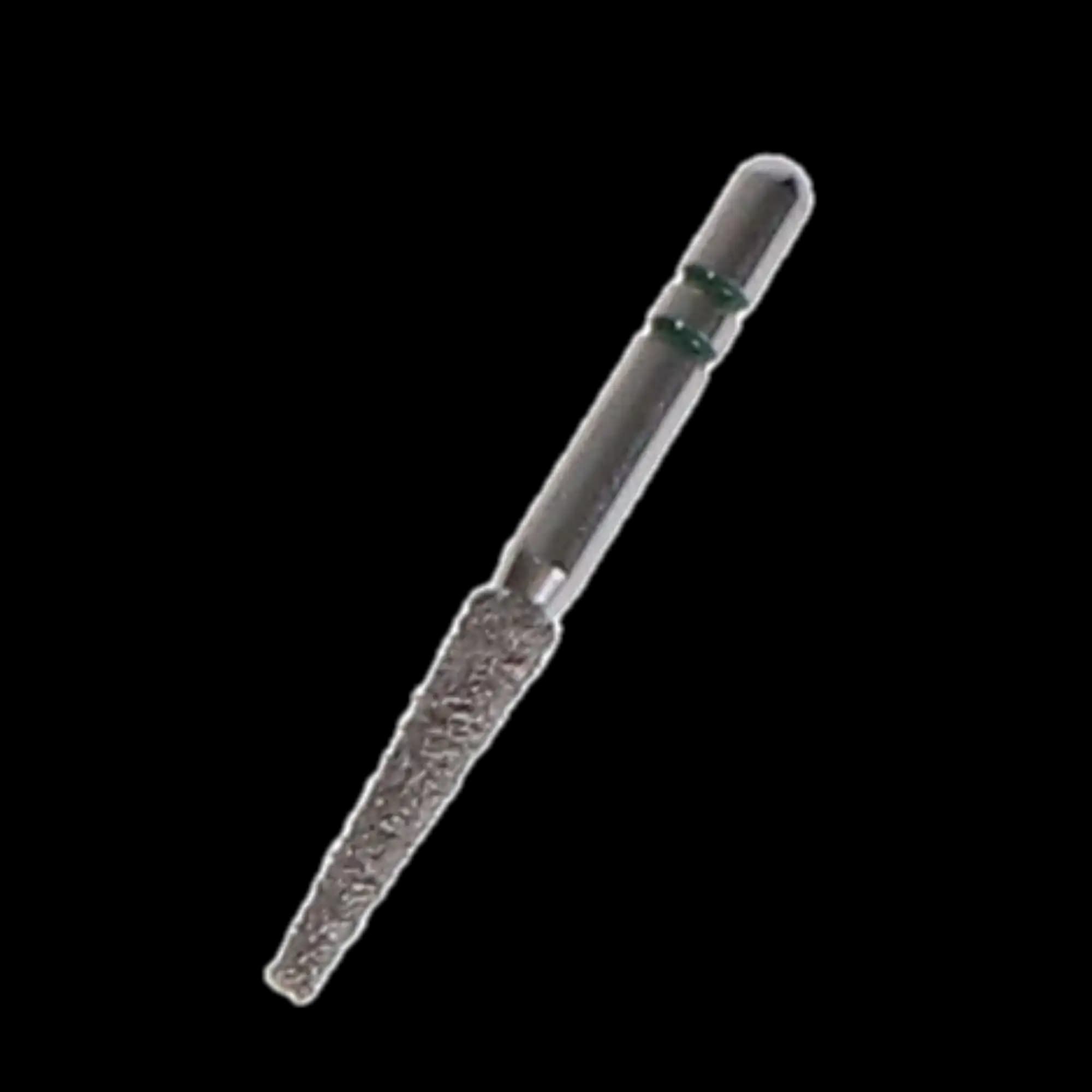 Premier Two Striper Diamond Bur, FG, Flat-End Taper, 701.9, Coarse, Green, 5/Pk, 2015341 thumbnail 4