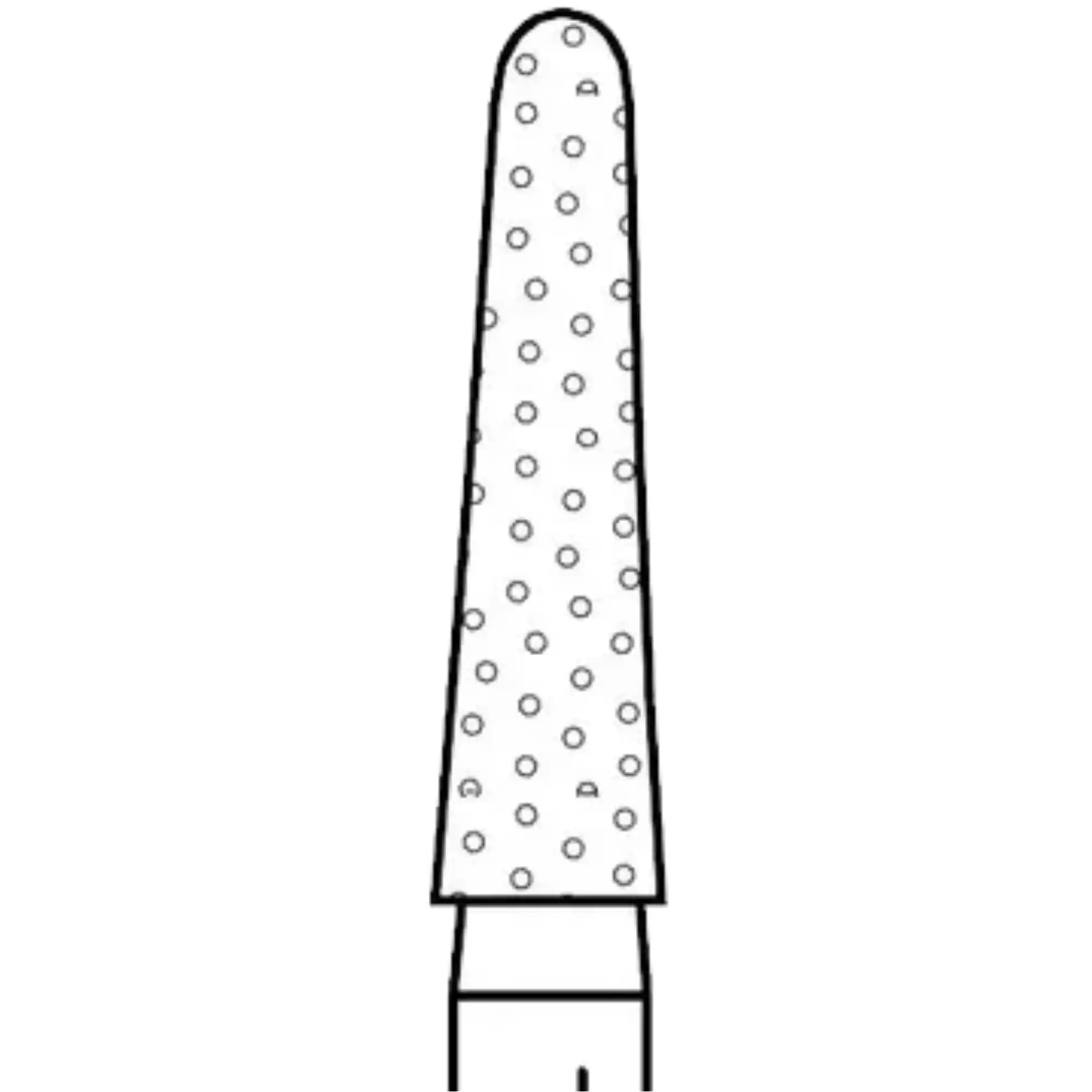 Two Striper Diamond Bur FG, Round-End Taper, Coarse, 767.7C, 5/Pk, 2015453 thumbnail 6
