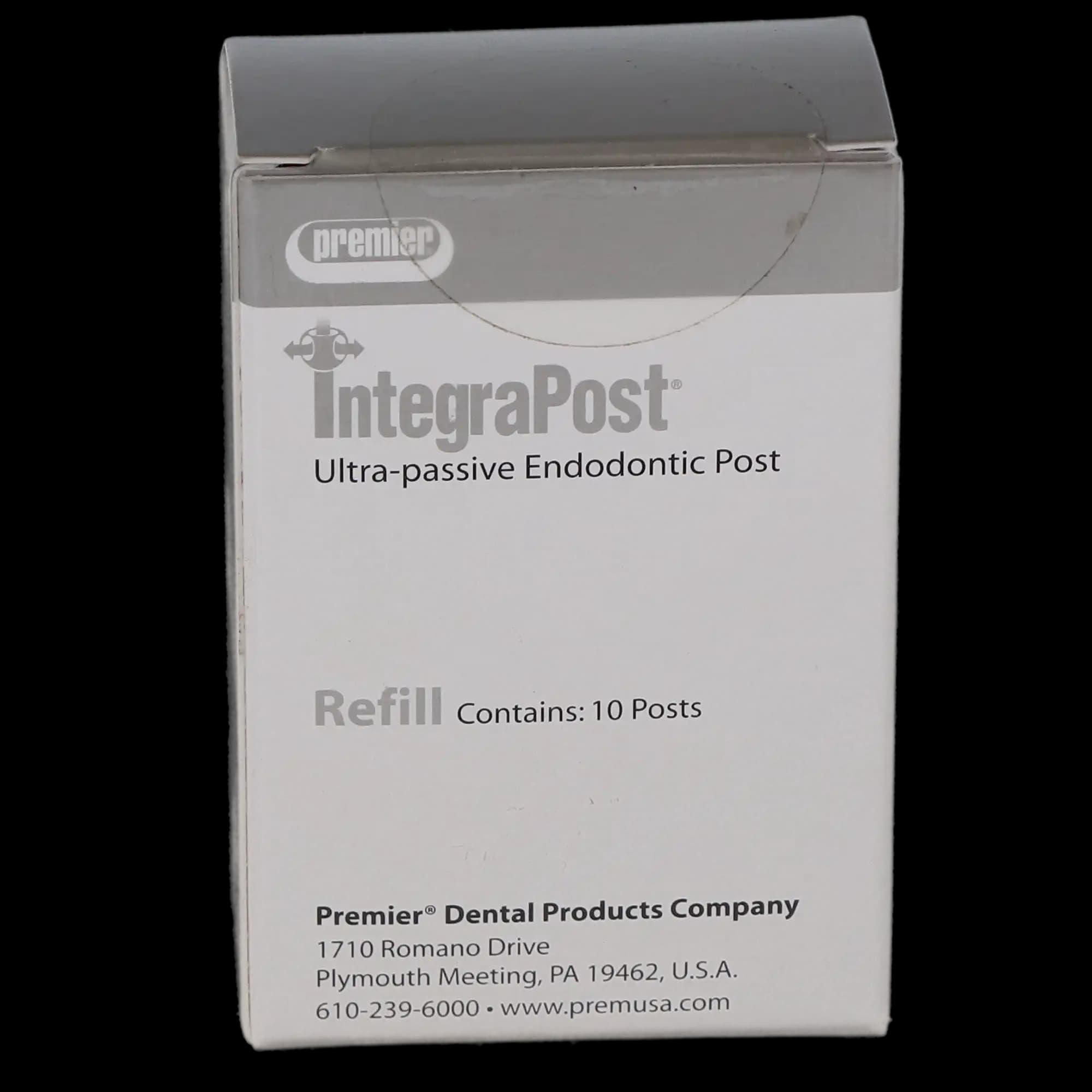IntegraPost Titanium Alloy Post Refill, Size 4 (Red), Parallel Passive Design, 10/Pkg, 3001110 thumbnail 10