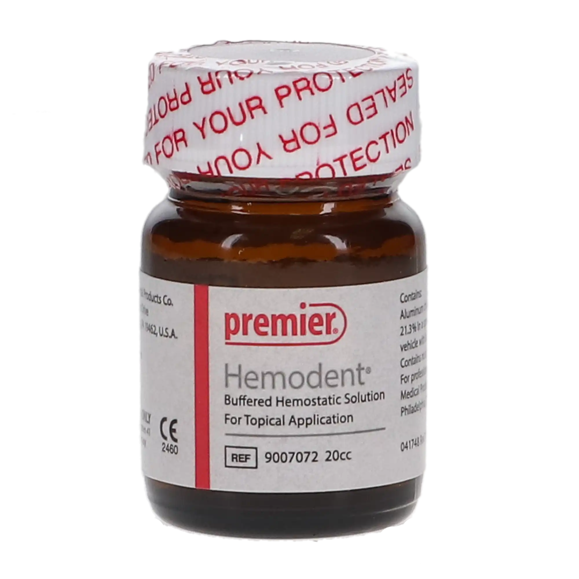 Hemodent Topical Hemostatic Solution, Buffered Aluminum Chloride, 20 cc, 1/Pk, 9007072 thumbnail 6