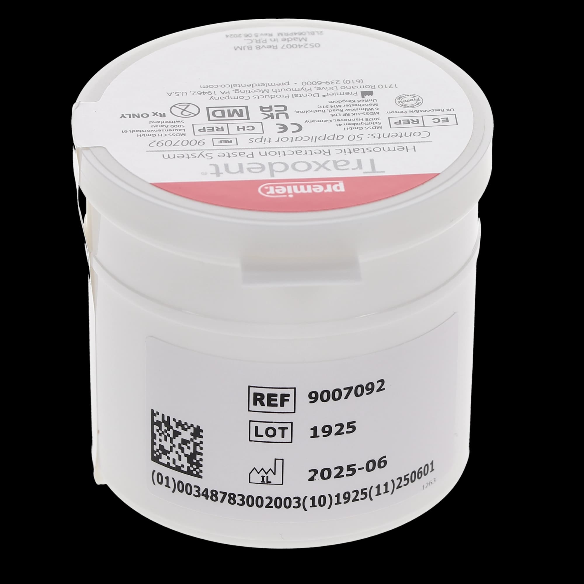 Traxodent Hemostatic Retraction Paste System Dispensing Tips, 50/Pk, 9007092 thumbnail 5