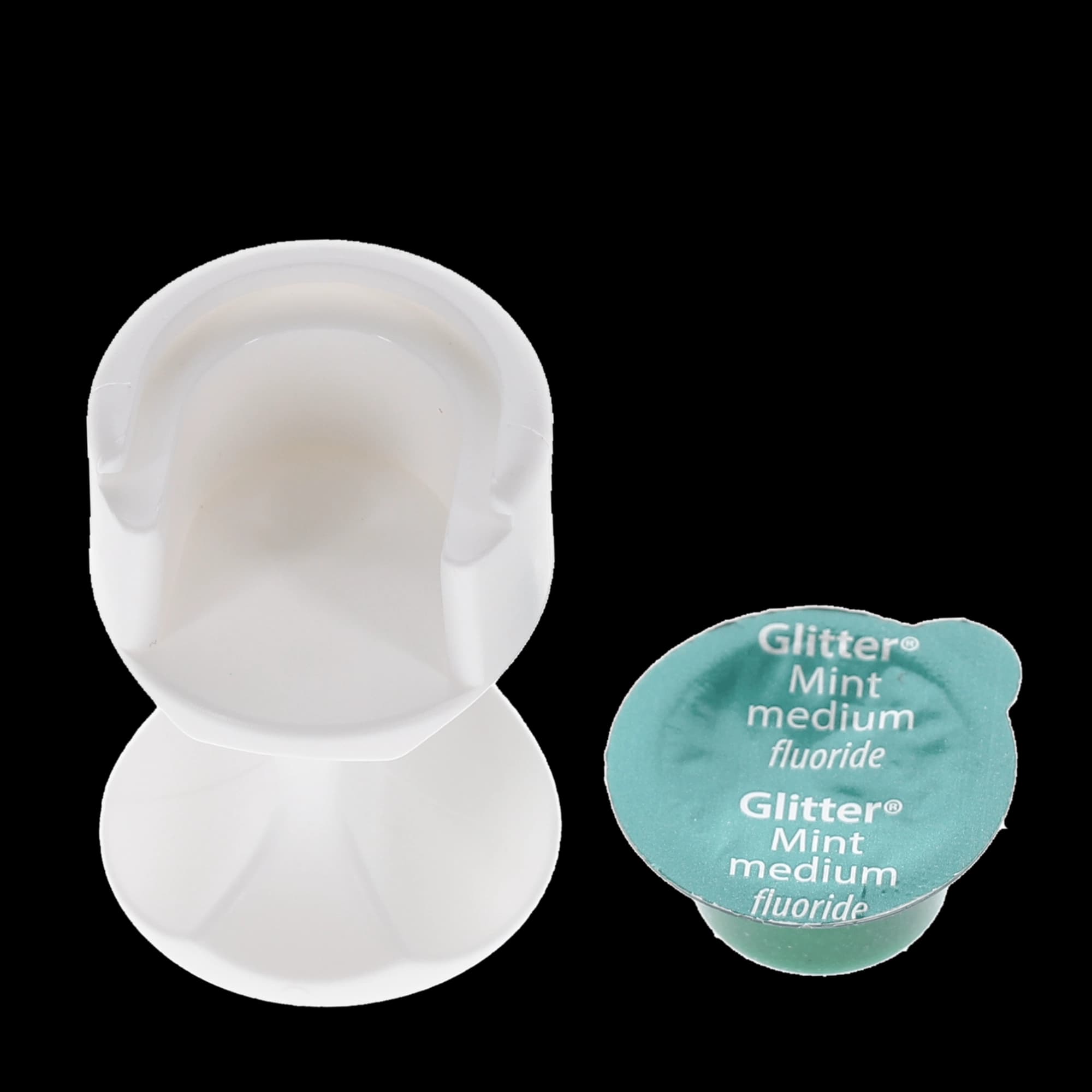 Glitter Prophy Paste, Medium Grit, Mint, with Fluoride, Unit Dose Cups, 200/Box, 9007402 thumbnail 10