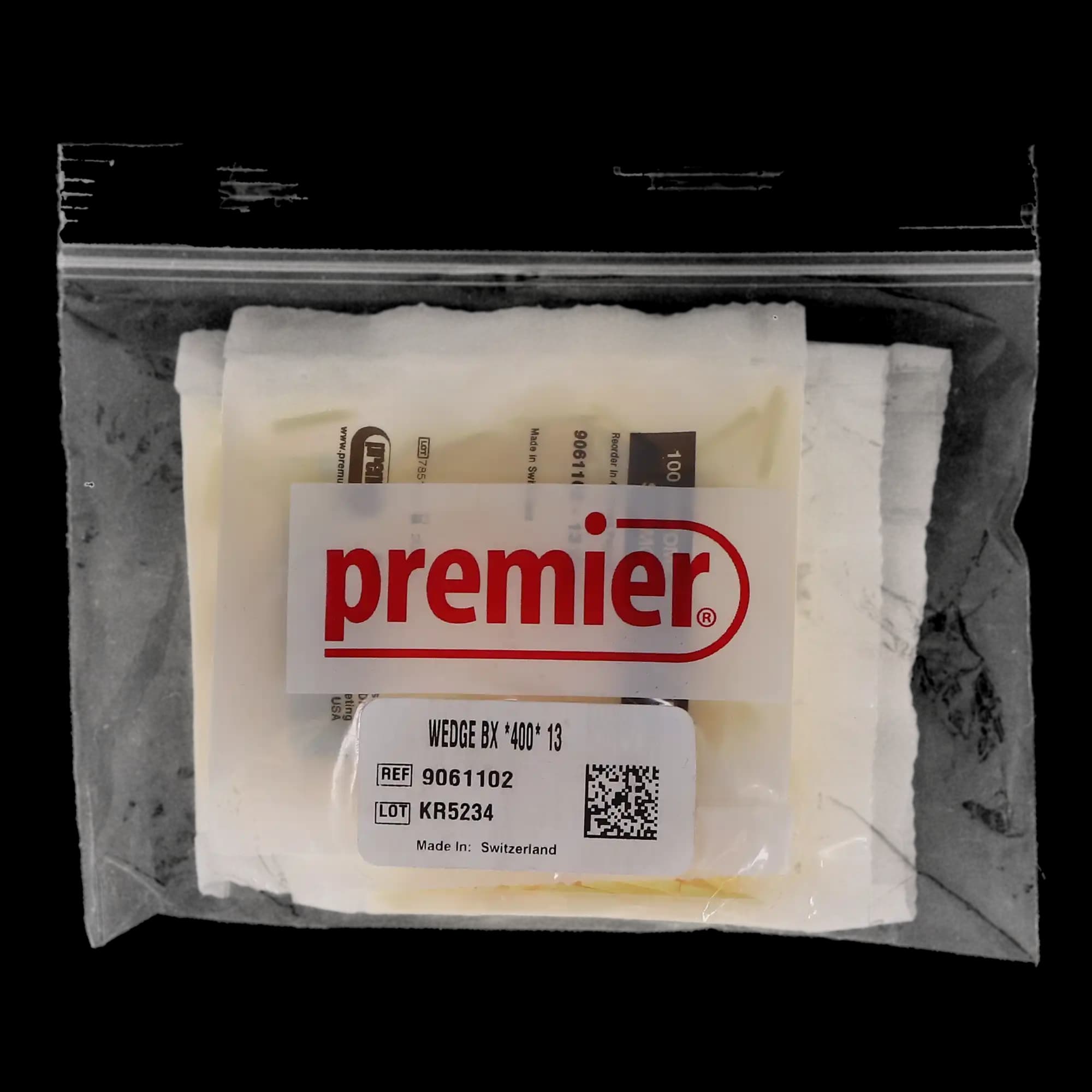 Premier Sycamore Wood Wedges, #13, Yellow, 13 mm, 400/Pk, 9061102 thumbnail 8