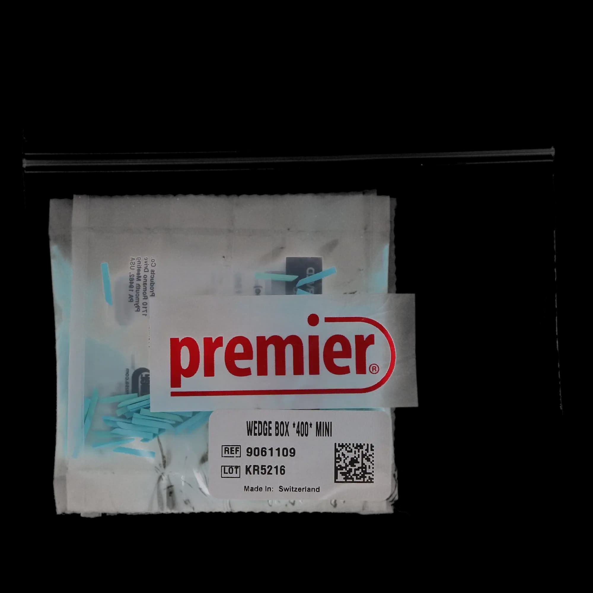 Premier Sycamore Wood Wedges, Mini, Light Blue, 400/Pk, 9061109 thumbnail 10