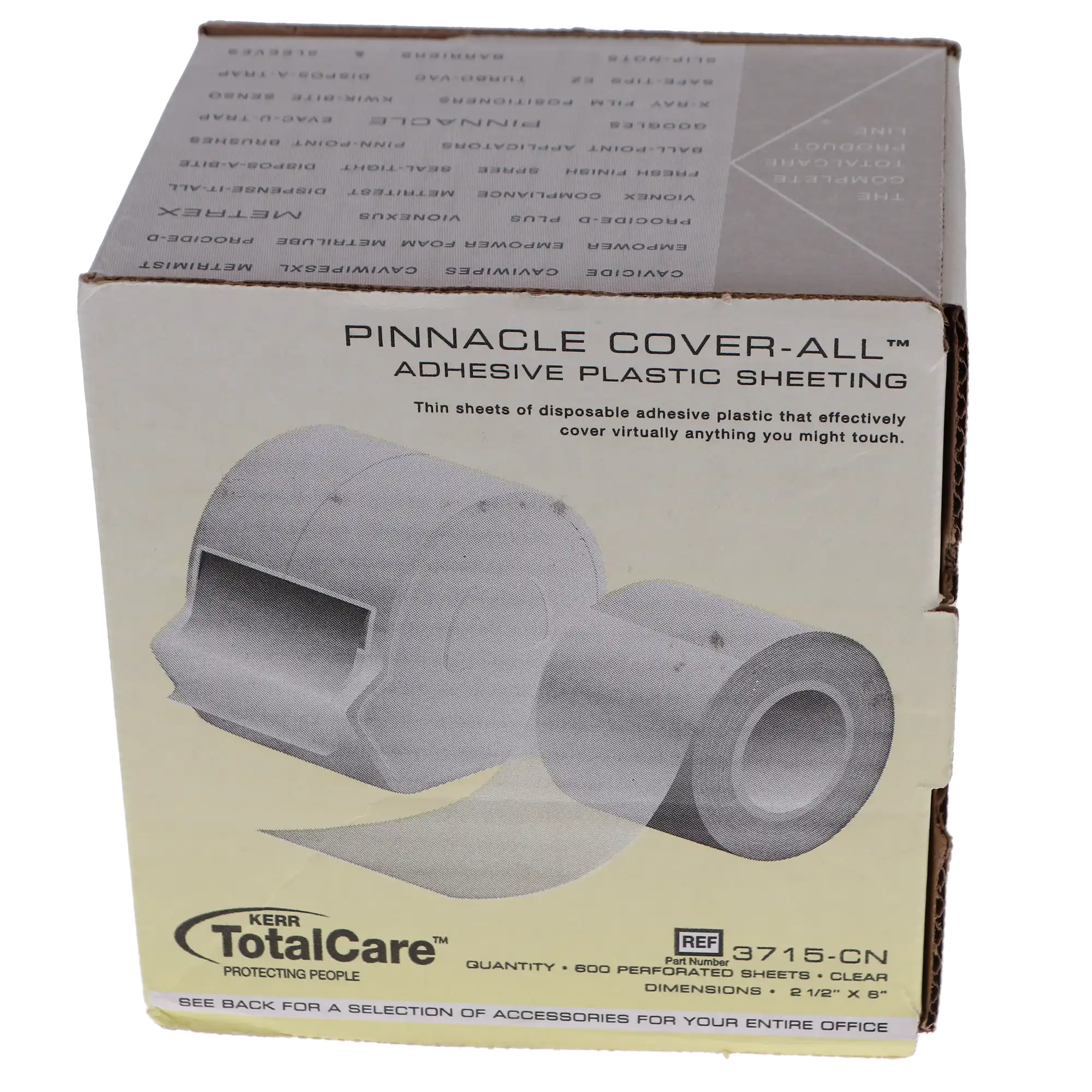 Pinnacle Cover-All Barrier Film, Clear, 2.5" x 6", 600/Roll, 3715-CN thumbnail 9