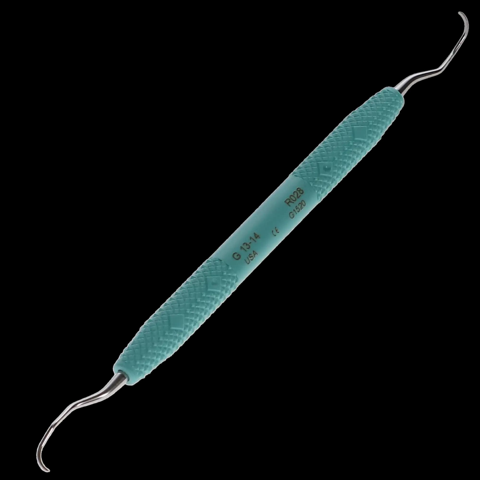 PDT Amazing Gracey 13/14 Curette, Double-Ended, Caribbean Green Resin Handle, 6.5", R028 thumbnail 3