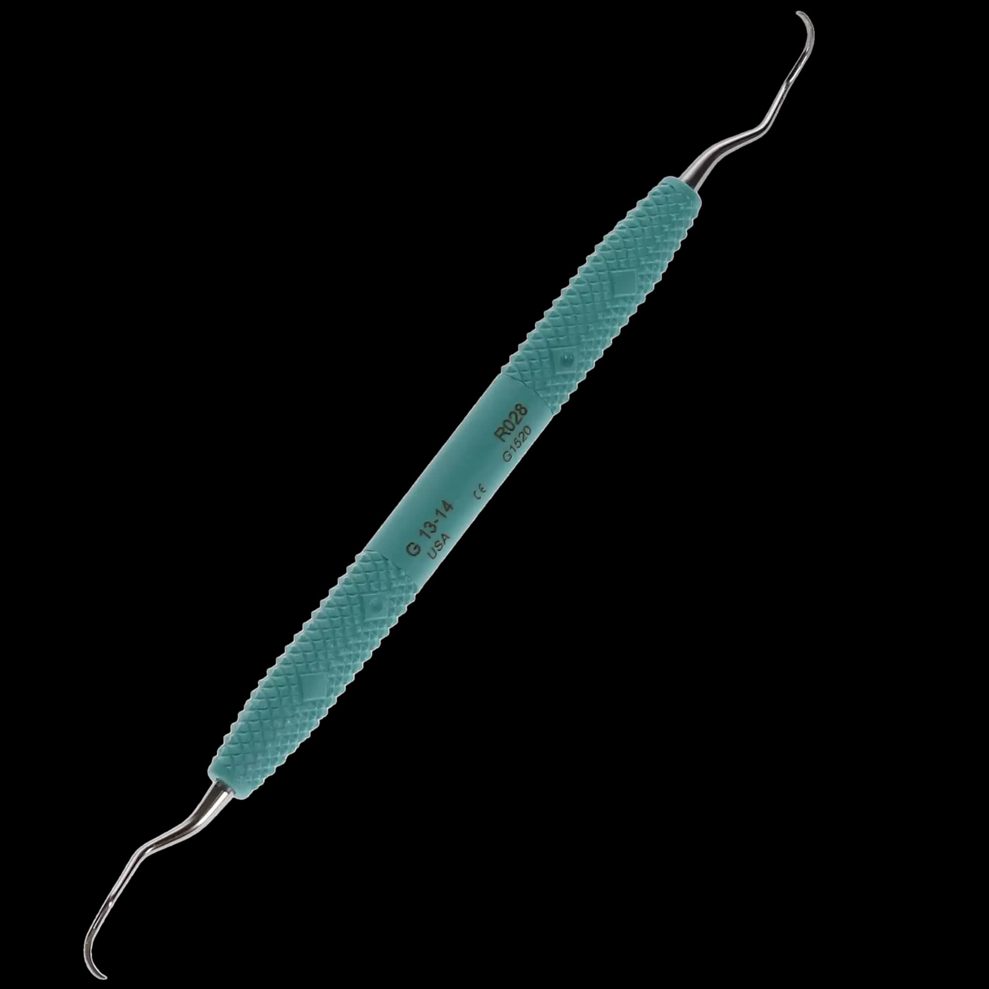PDT Amazing Gracey 13/14 Curette, Double-Ended, Caribbean Green Resin Handle, 6.5", R028 thumbnail 4