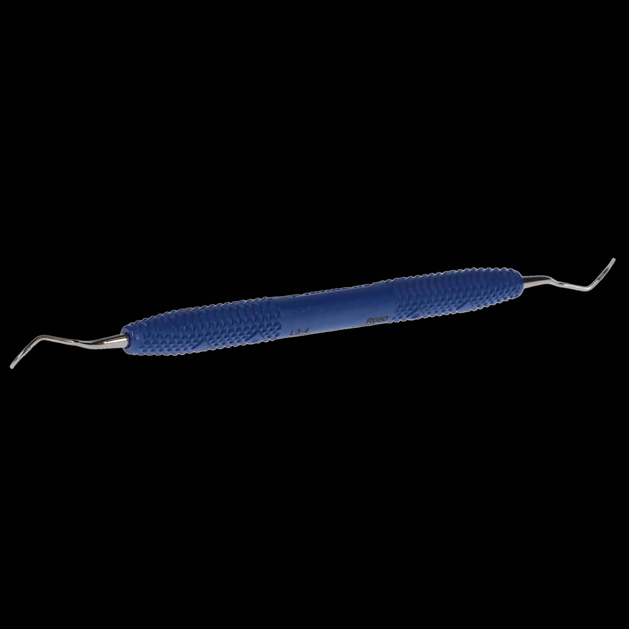 PDT Cruise Langer 3/4 Universal Curette, Double-Ended, Nautical Blue Resin Handle, 6.5", R080 thumbnail 2