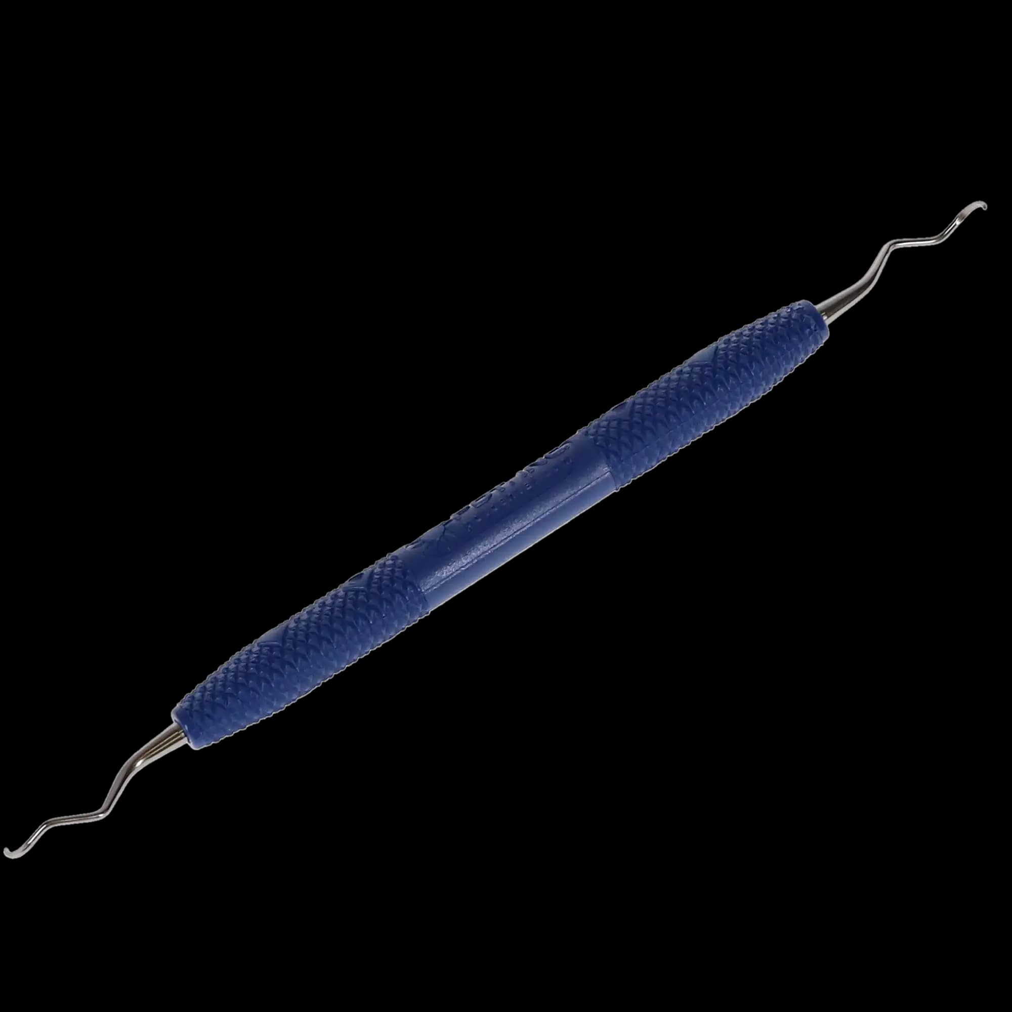 PDT Cruise Langer 3/4 Universal Curette, Double-Ended, Nautical Blue Resin Handle, 6.5", R080 thumbnail 3