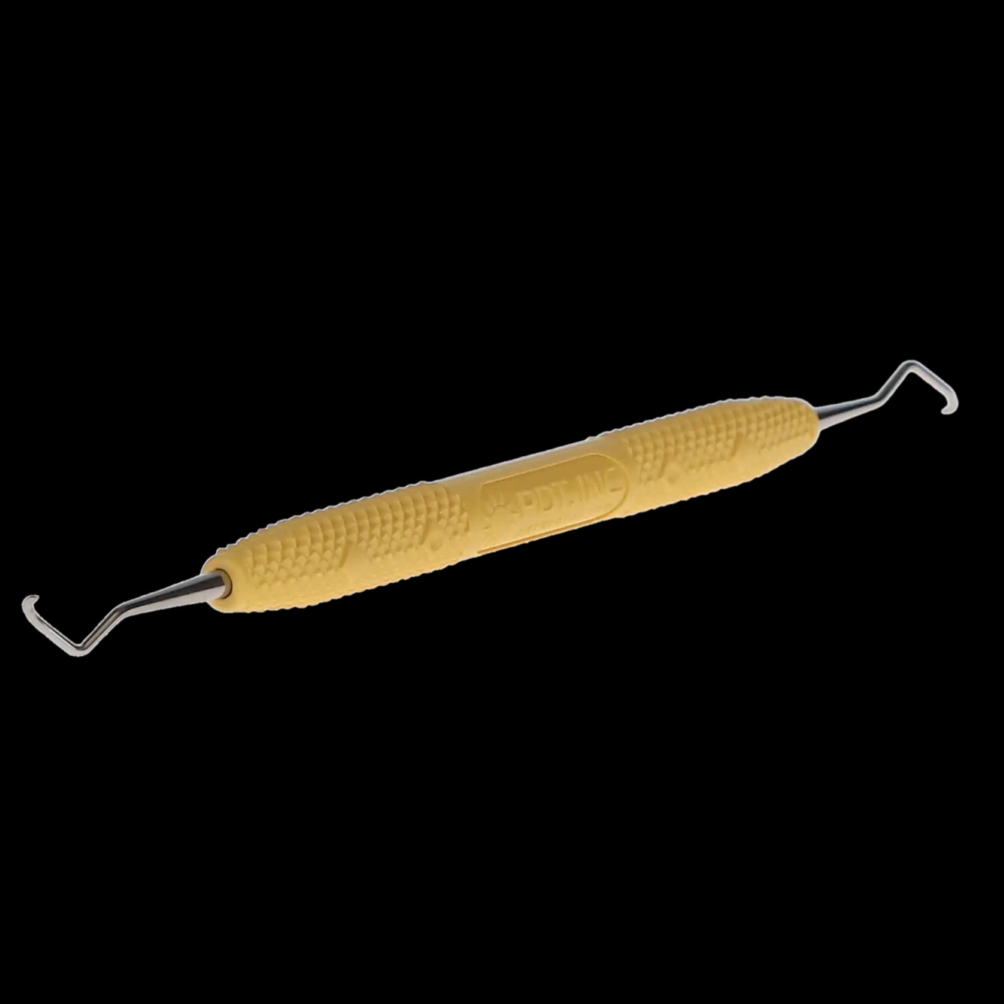 PDT Cruise Line 204S Posterior Sickle Scaler, Double-Ended, Sunshine Yellow Resin Handle, 6.5" Long, R135 thumbnail 2