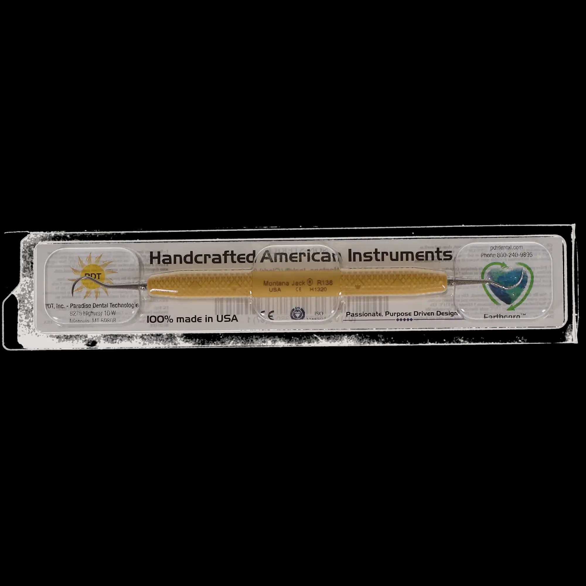 PDT Montana Jack Scaler R138, Double-Ended Sickle Scaler, Sunshine Yellow, 1/Pk thumbnail 5