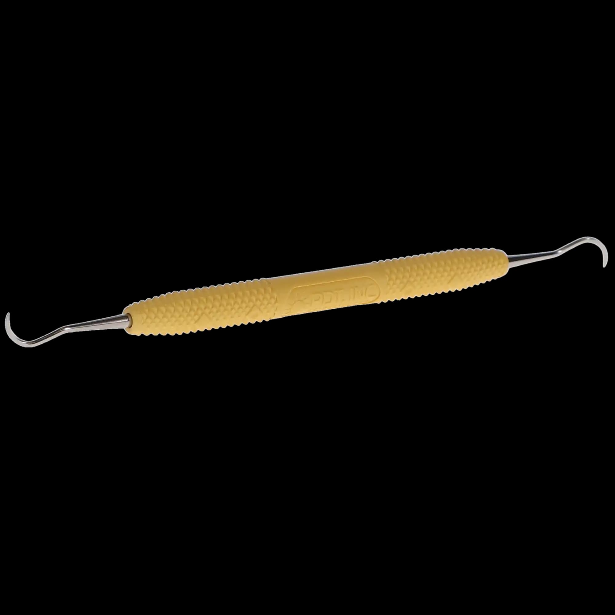 PDT Cruise Montana Jack Rigid Sickle Scaler, Double-Ended, Sunshine Yellow Handle, R138R thumbnail 2