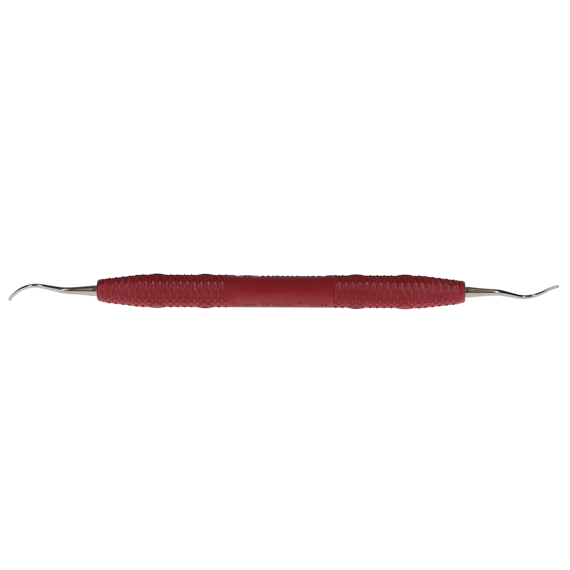 PDT Queen of Hearts Universal Periodontal Finishing Curette, Double-Ended, Red Resin Handle, R144 thumbnail 2